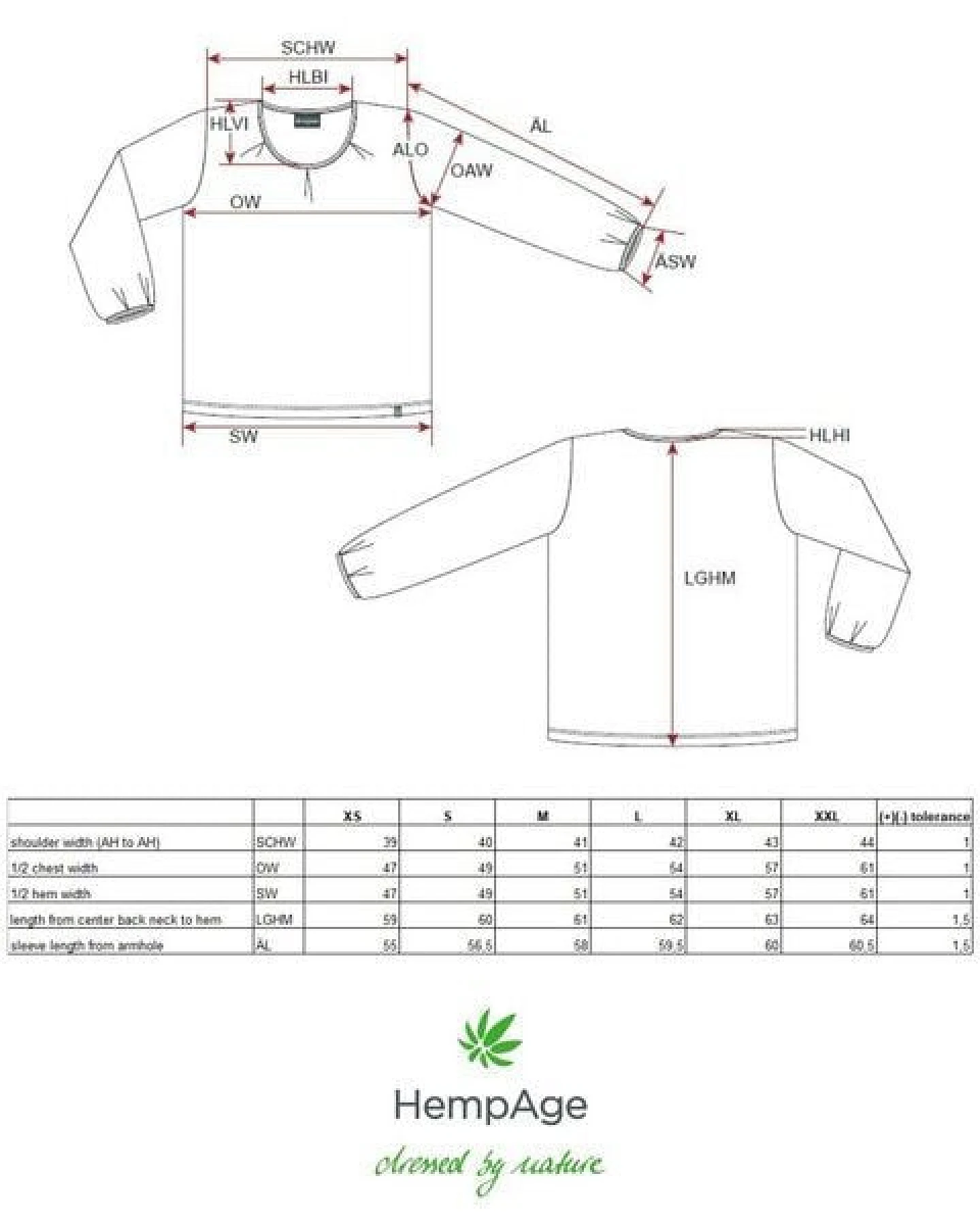 HempAge Damen Jerseybluse aus Hanf/Biobaumwolle – Ansicht 3
