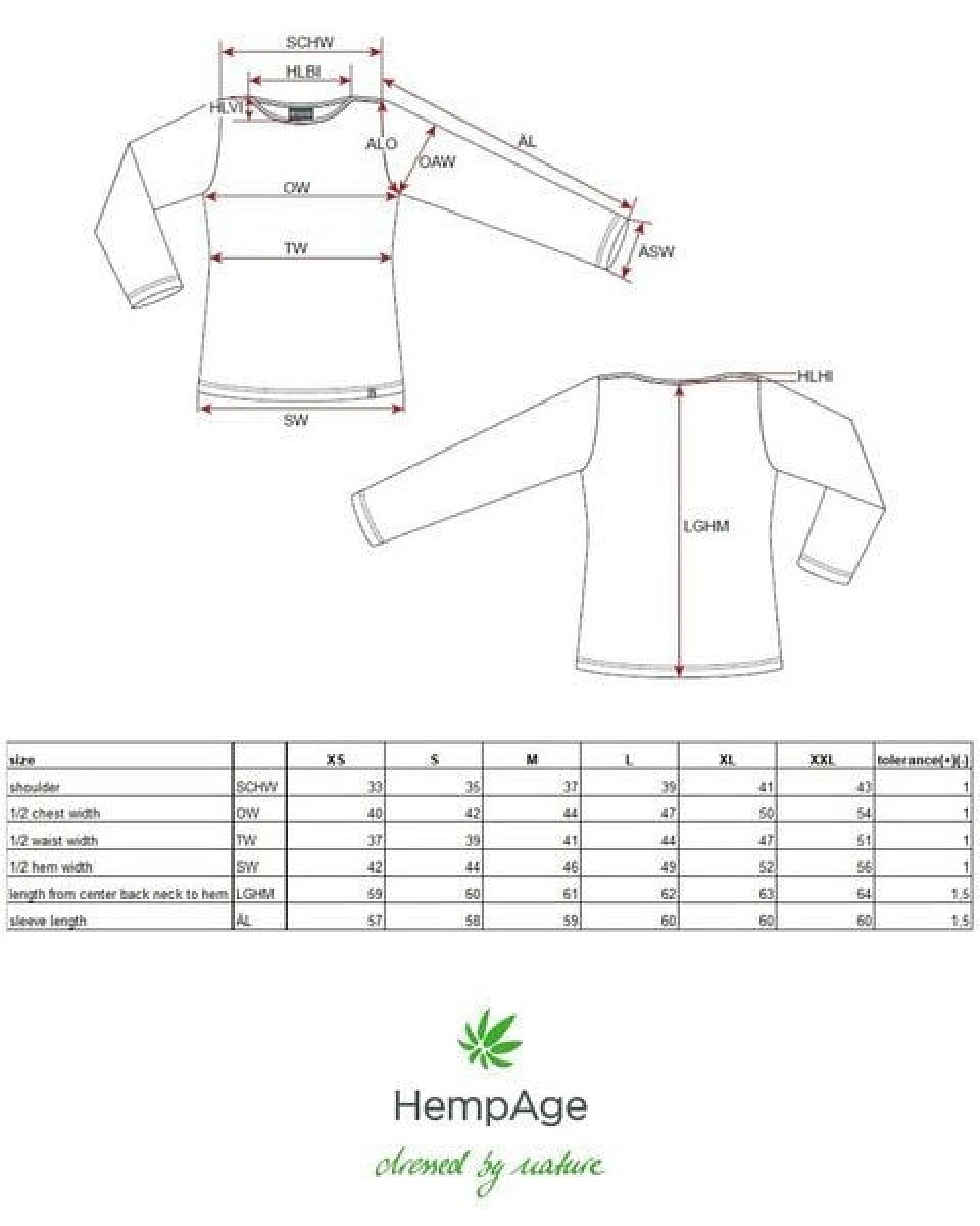 HempAge Damen Longsleeve Hanf/Biobaumwolle – Ansicht 4