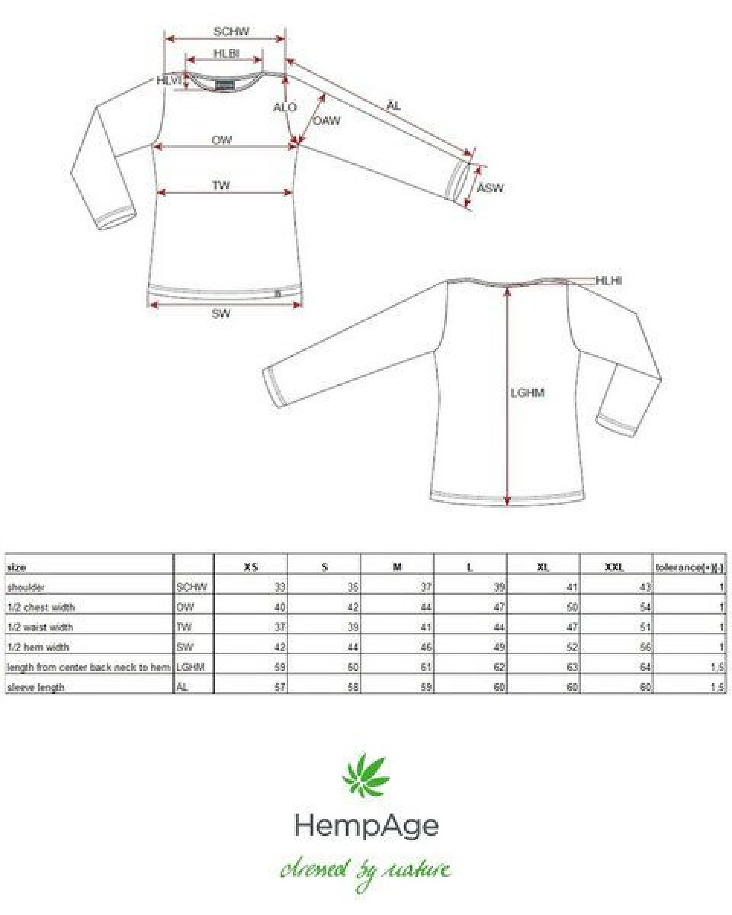HempAge Damen Longsleeve Hanf/Biobaumwolle – Ansicht 3