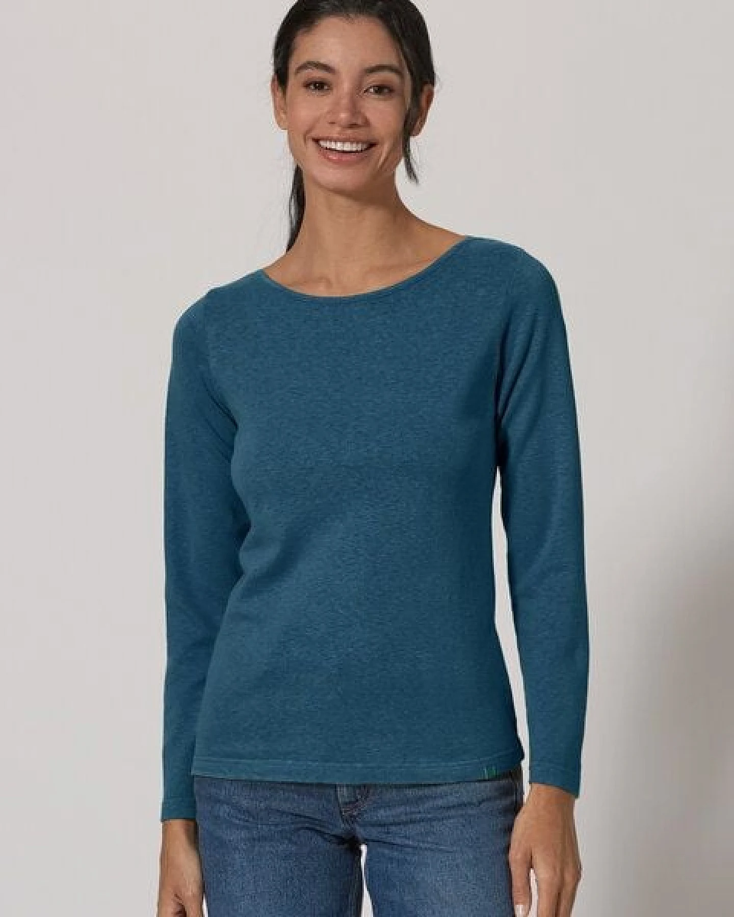 HempAge Damen Longsleeve Hanf/Biobaumwolle – Ansicht 2