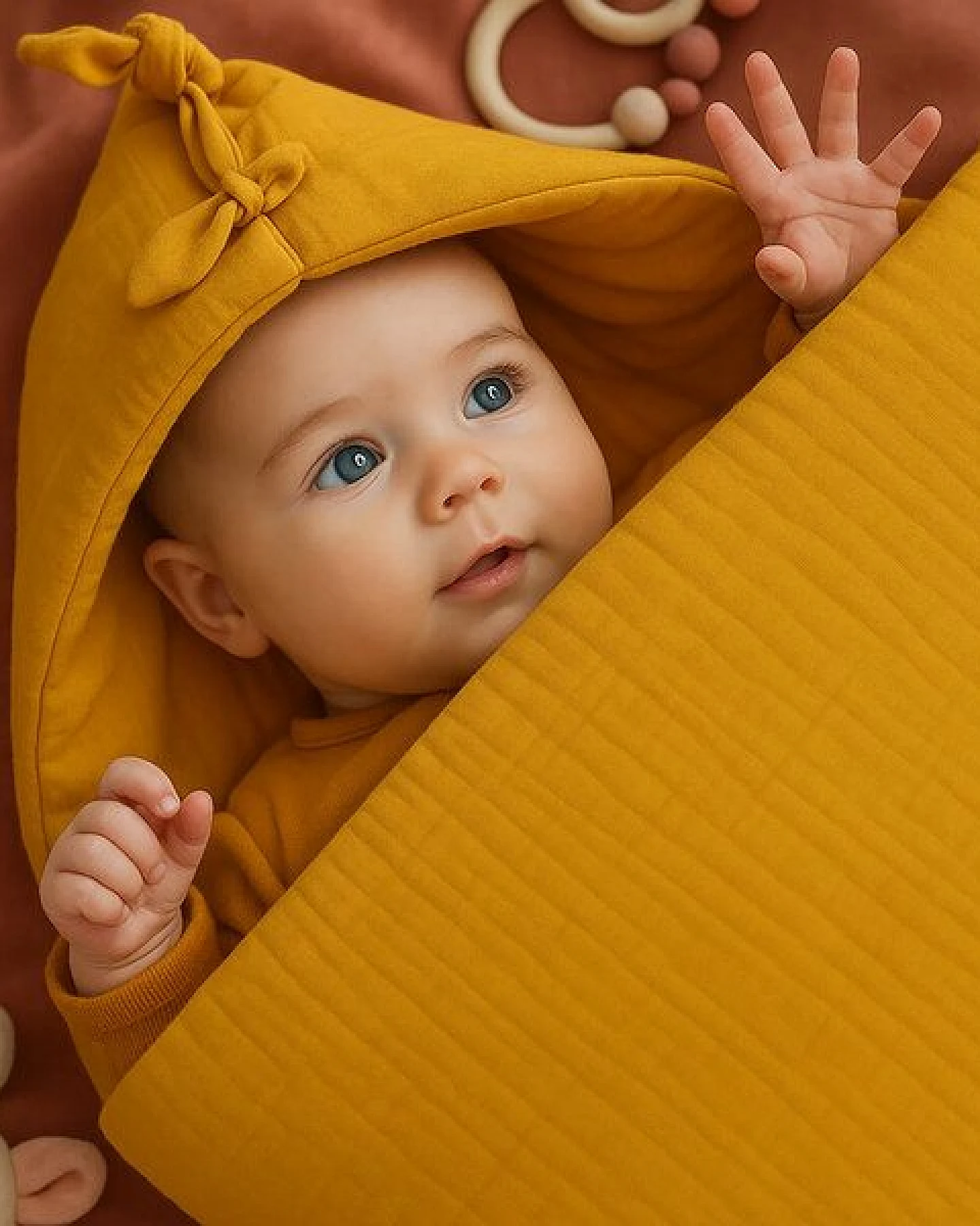 PAPATE Babynest aus Bio-Baumwolle – Ansicht 2