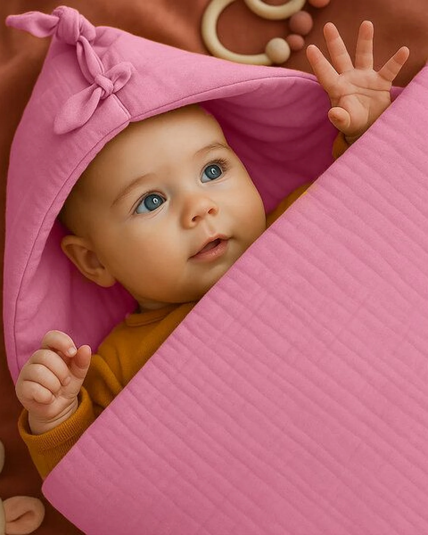 PAPATE Babynest aus Bio-Baumwolle – Ansicht 2
