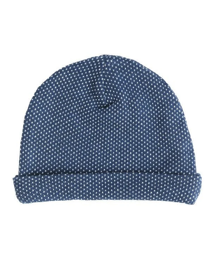 Leela Cotton Beanie Indigo - 2660