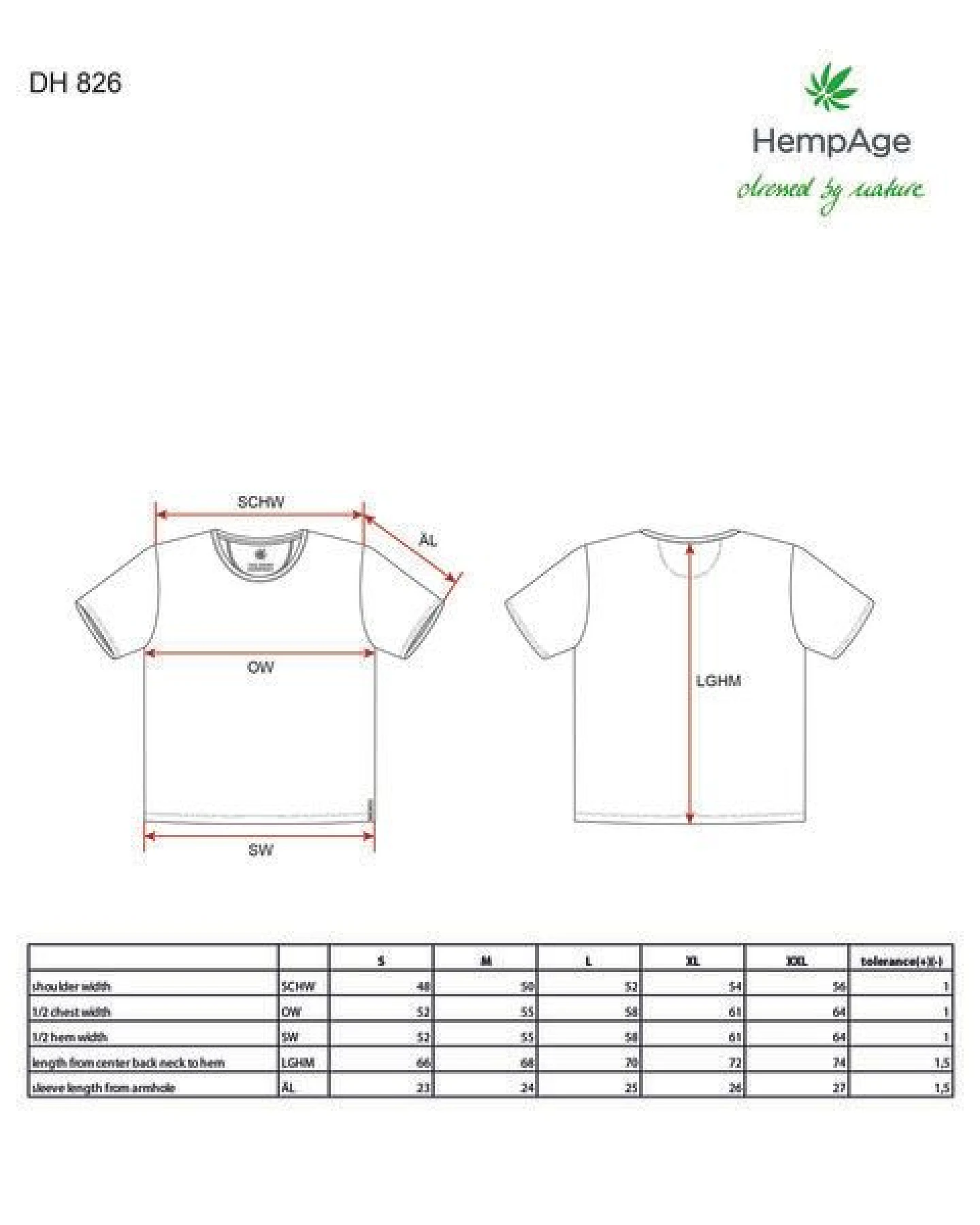 HempAge Herren T-Shirt Hanf/Biobaumwolle Casual Fit – Ansicht 3