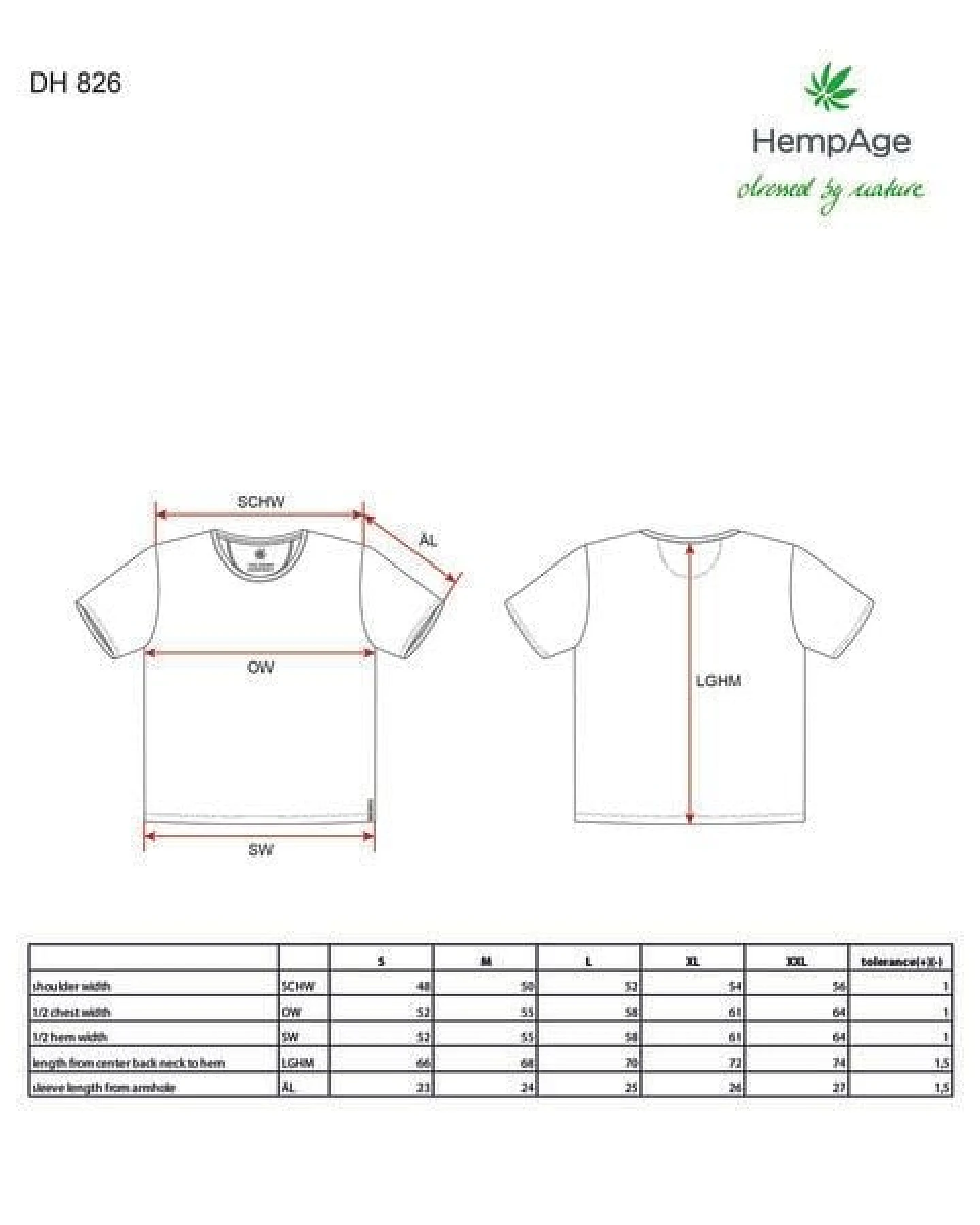 HempAge Herren T-Shirt Hanf/Biobaumwolle Casual Fit – Ansicht 3