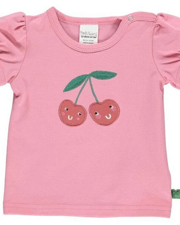 Fred's World by Green Cotton "Green Cotton" Kurzam - T-Shirt "Kirschen"