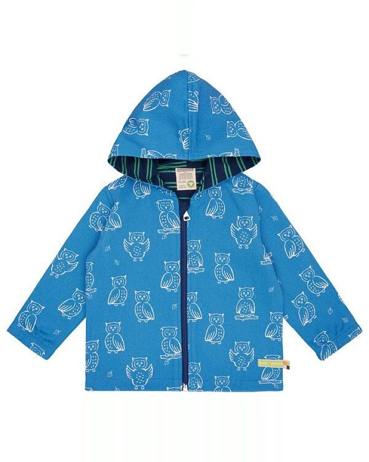 loud + proud Babys & Kinder Wasserabweisende Jacke mit Druck, GOTS-zertifiziert