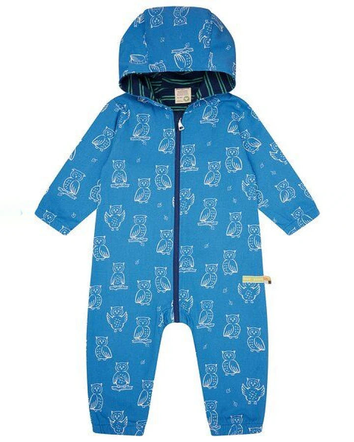 loud + proud Babys & Kinder Wasserabweisender Overall mit Druck, GOTS-zertifiziert