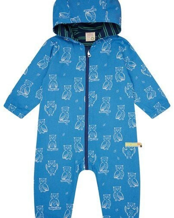loud + proud Babys & Kinder Wasserabweisender Overall mit Druck, GOTS-zertifiziert