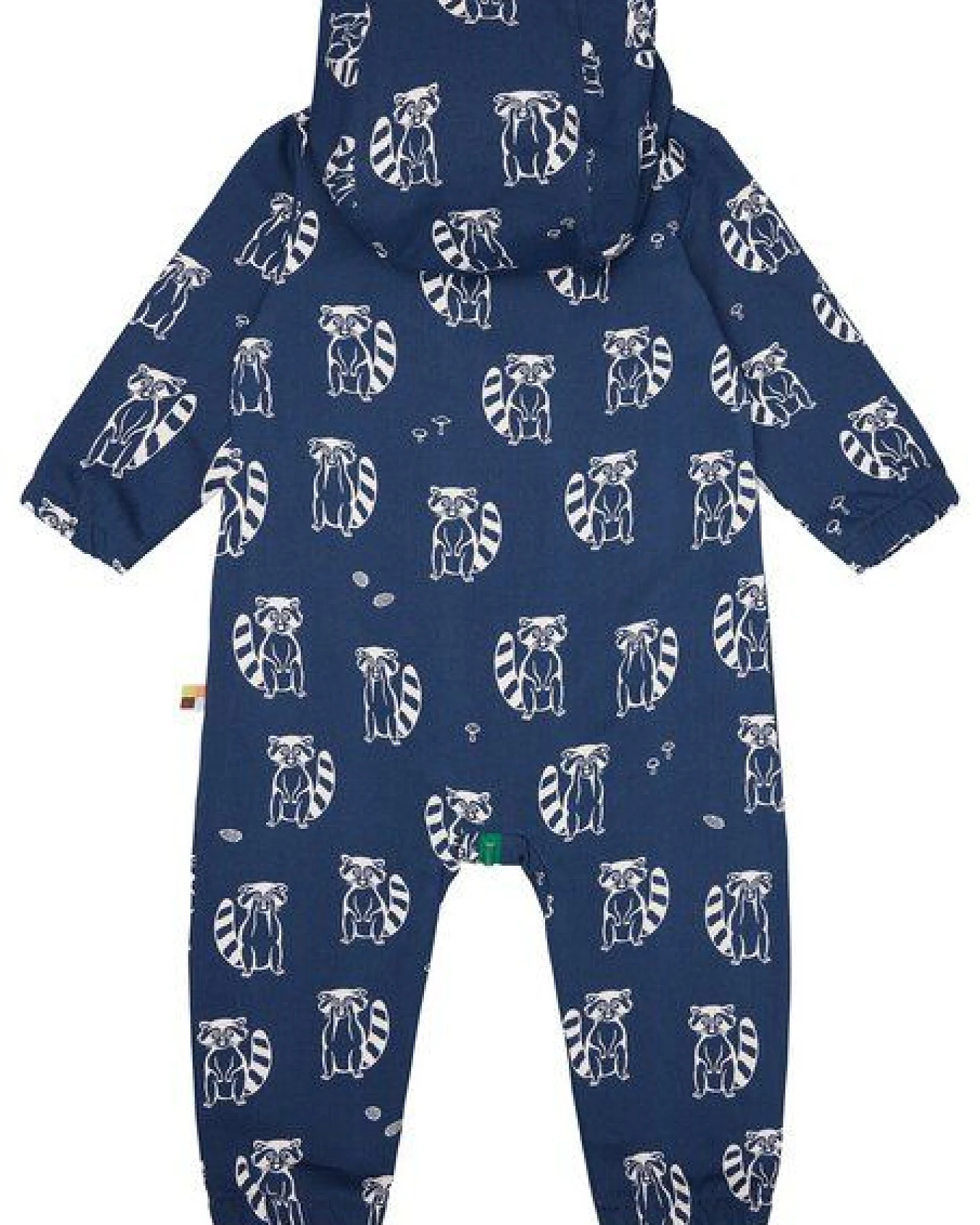 loud + proud Babys & Kinder Wasserabweisender Overall mit Druck, GOTS-zertifiziert – Ansicht 2
