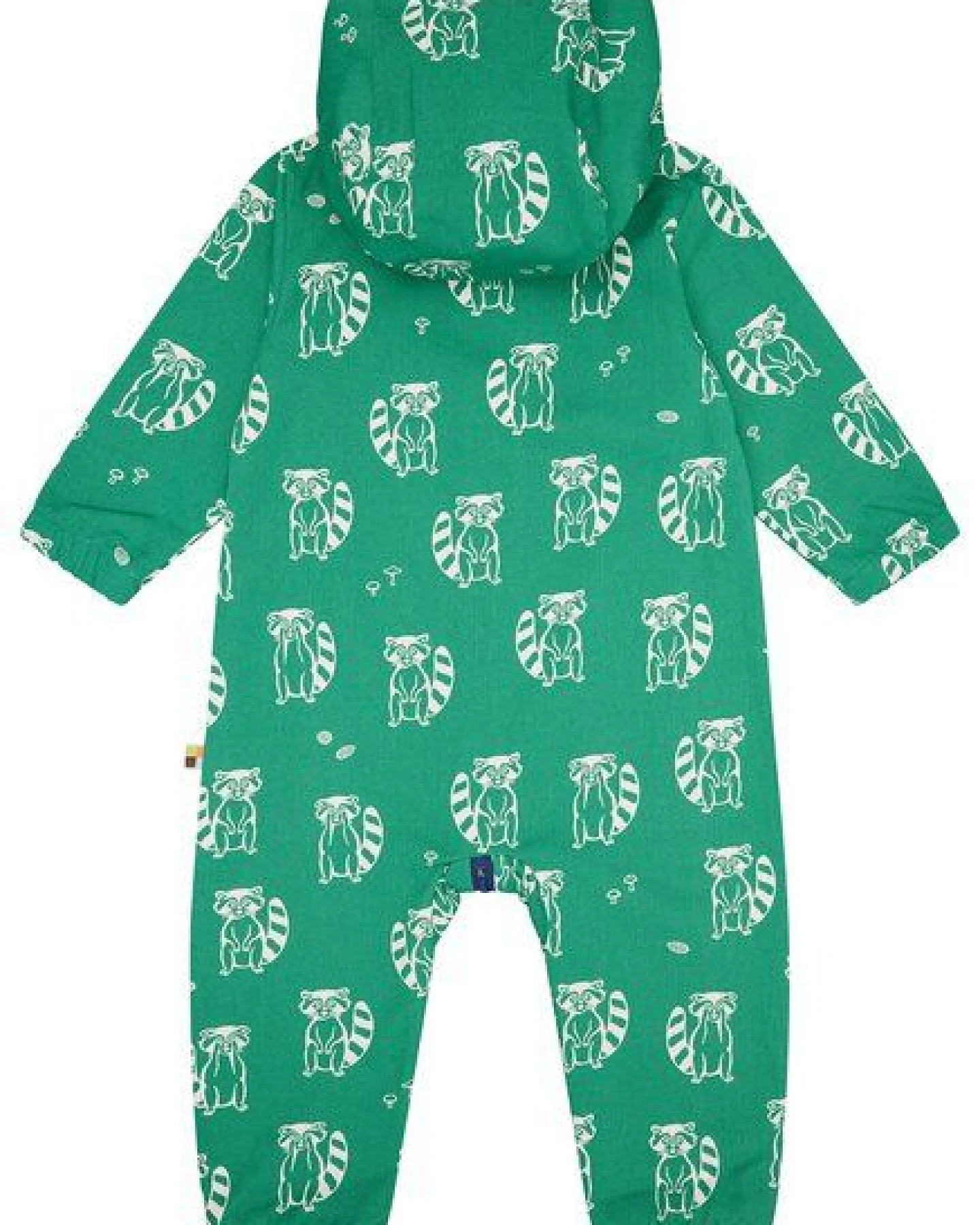 loud + proud Babys & Kinder Wasserabweisender Overall mit Druck, GOTS-zertifiziert – Ansicht 2