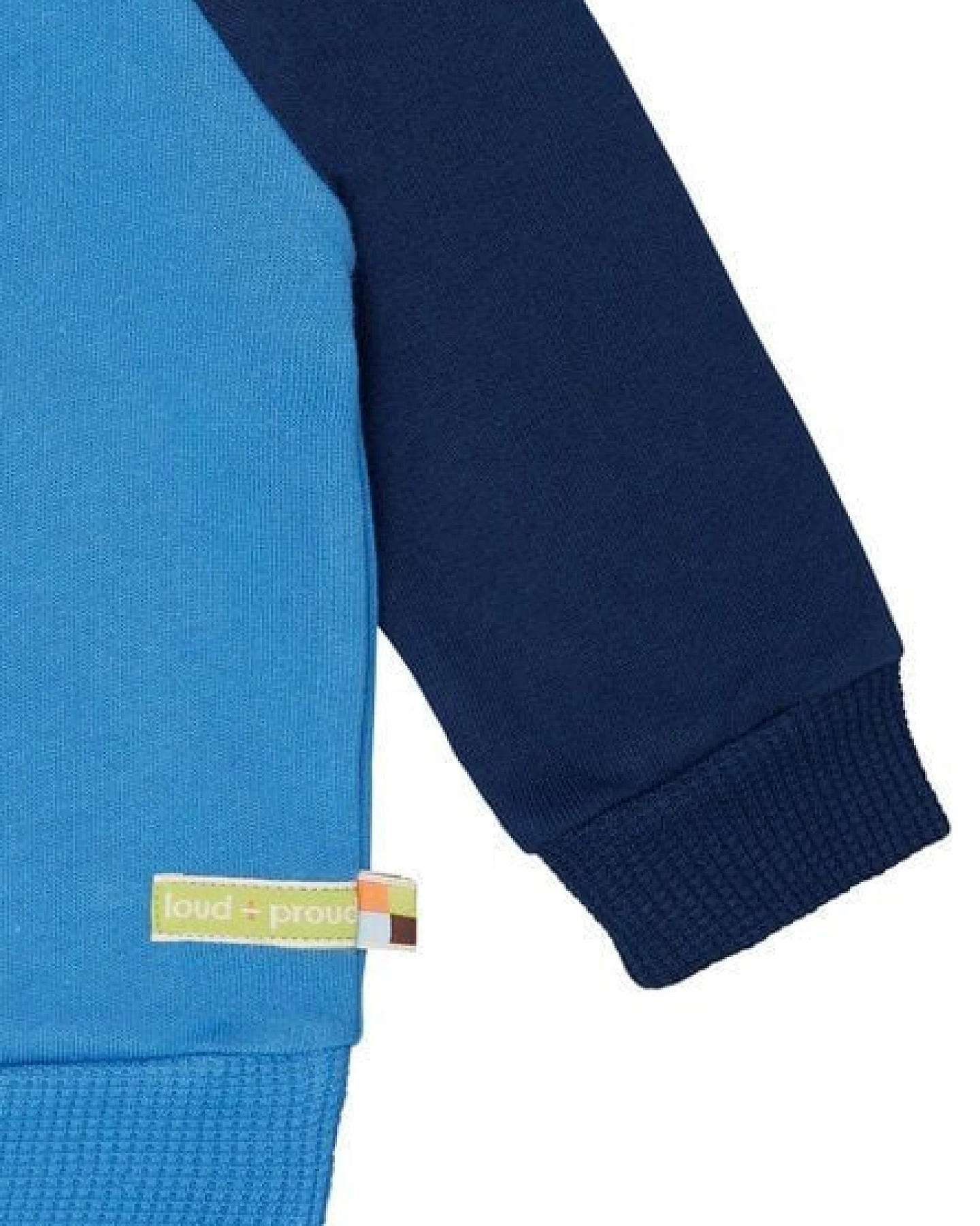 loud + proud Babys & Kinder Sweatshirt mit Raglanärmeln, GOTS-zertifiziert – Ansicht 4