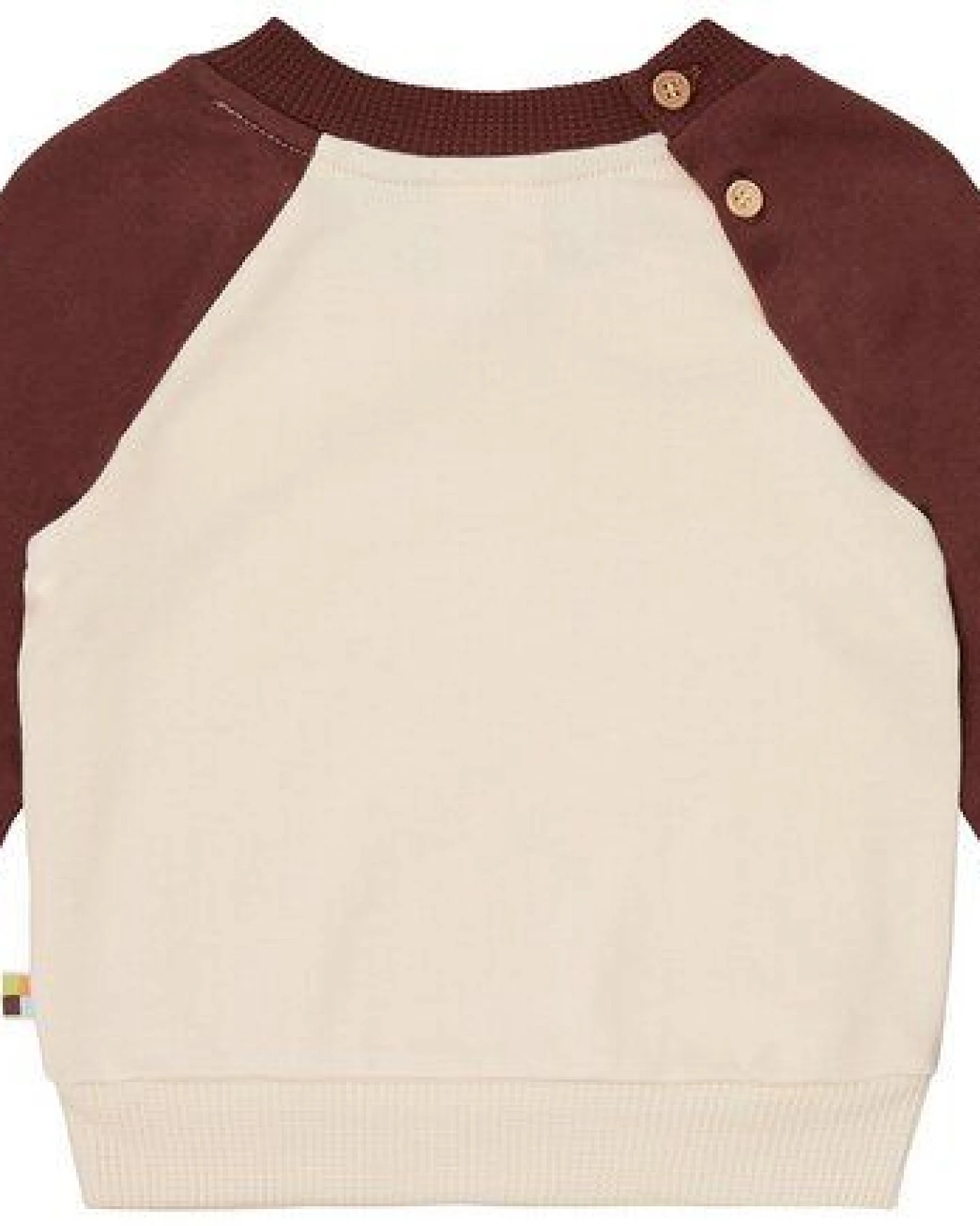 loud + proud Babys & Kinder Sweatshirt mit Raglanärmeln, GOTS-zertifiziert – Ansicht 2