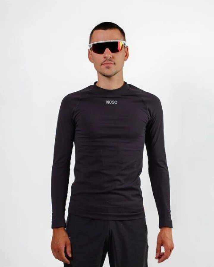 Langärmliges Sport-T-Shirt für Herren, NOSC, aus biologischem Anbau