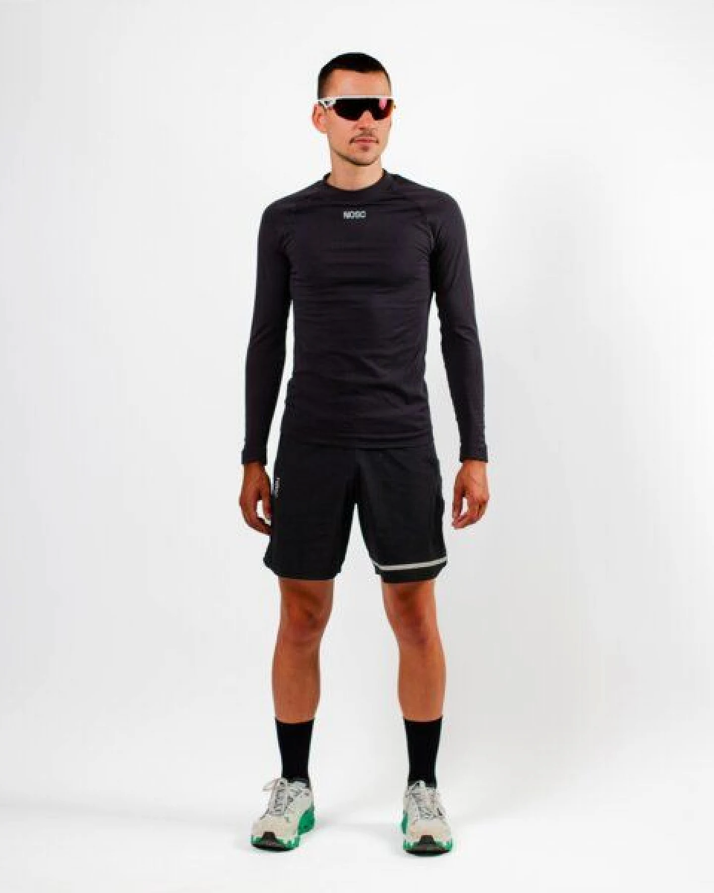 Langärmliges Sport-T-Shirt für Herren, NOSC, aus biologischem Anbau – Ansicht 2