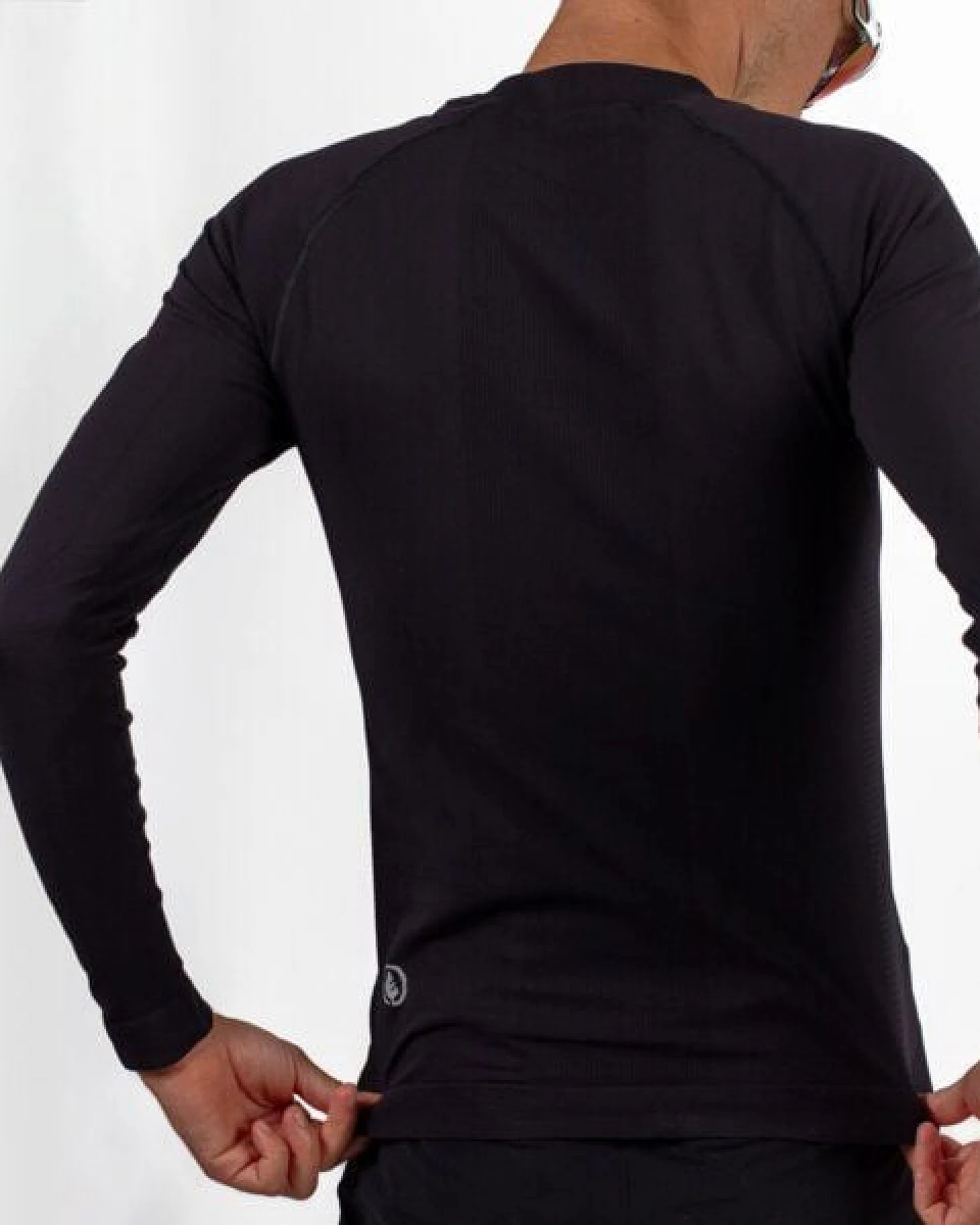 Langärmliges Sport-T-Shirt für Herren, NOSC, aus biologischem Anbau – Ansicht 4