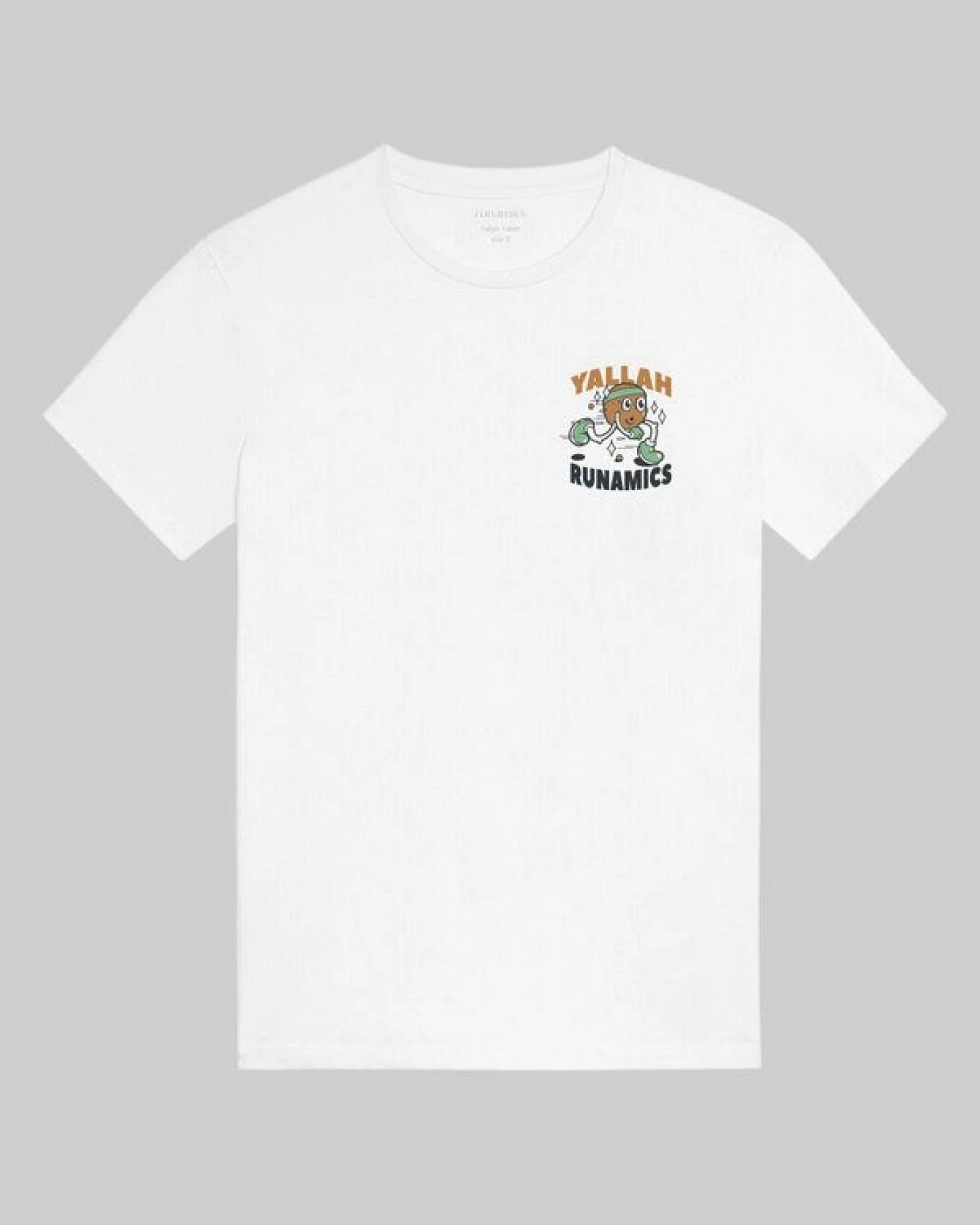 runamics Yallah Yallah T-Shirt, Biobaumwolle, unisex, weiß – Ansicht 2