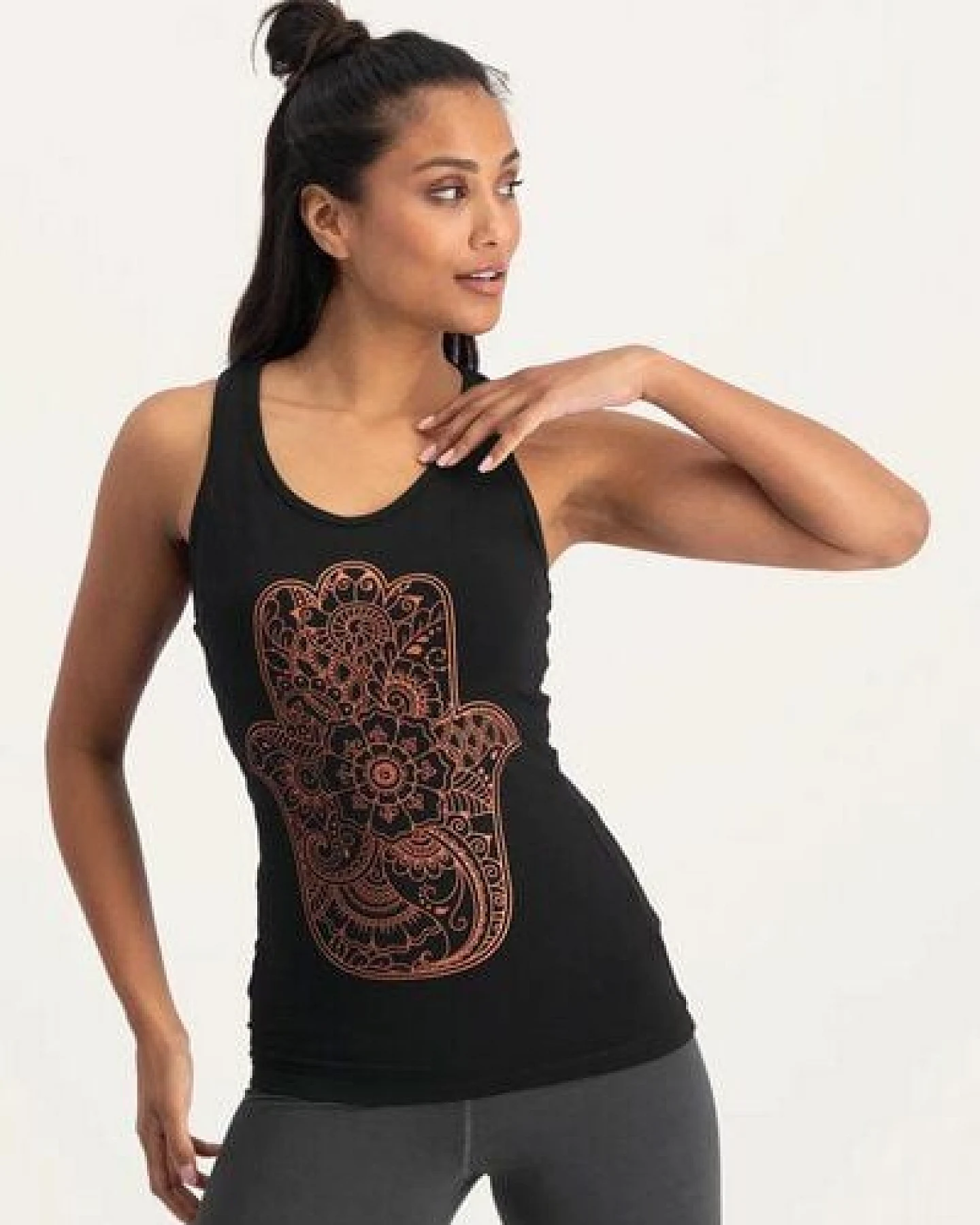 Urban Goddess Hamsa Core Yoga Tank Top – Ansicht 3