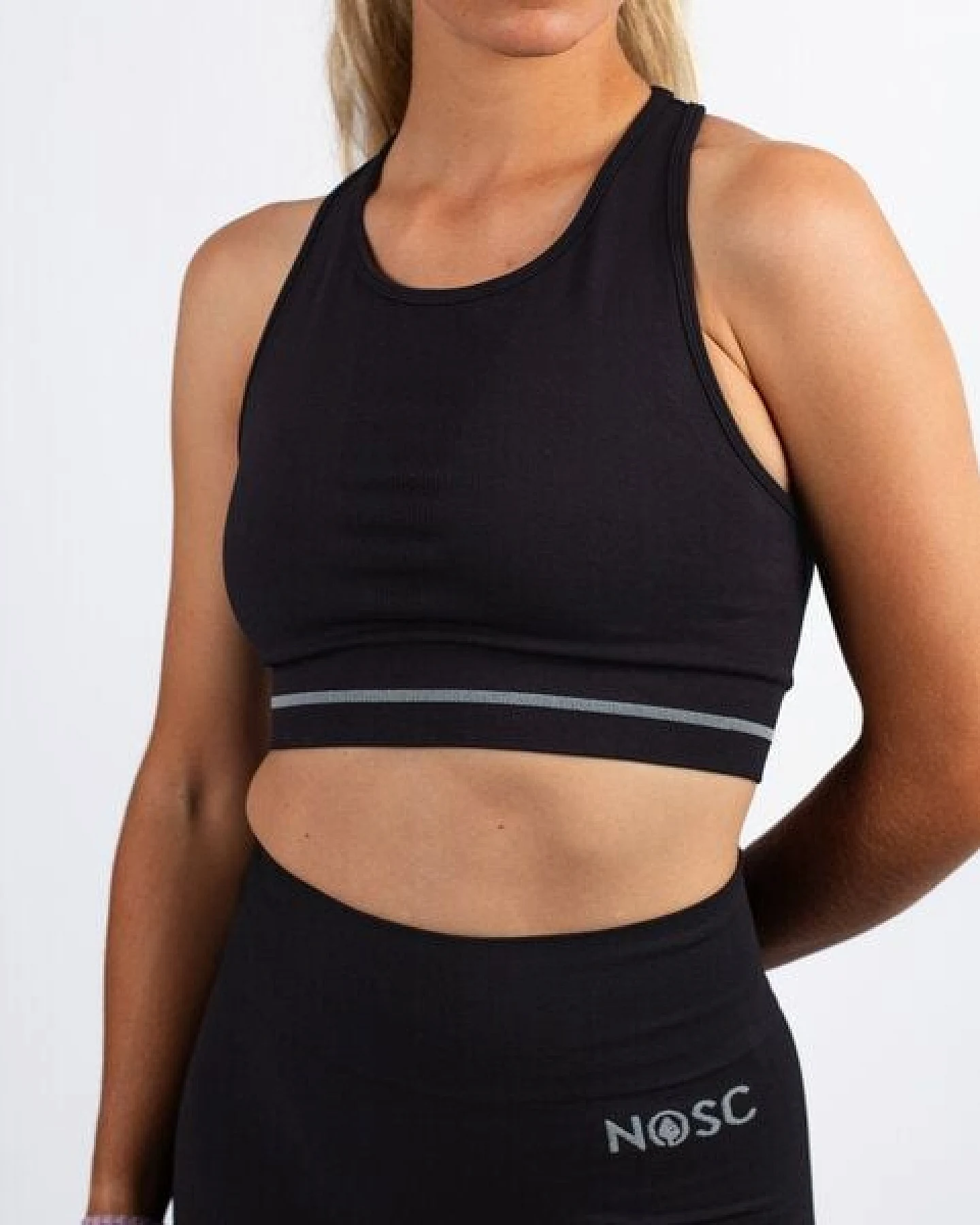 Geruchsneutralisierender Sport-BH, NOSC, biobasierte Materialien – Ansicht 3