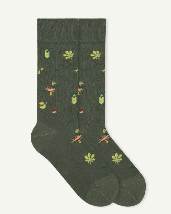 von Jungfeld Gemusterte Socken mit Herbst Icons