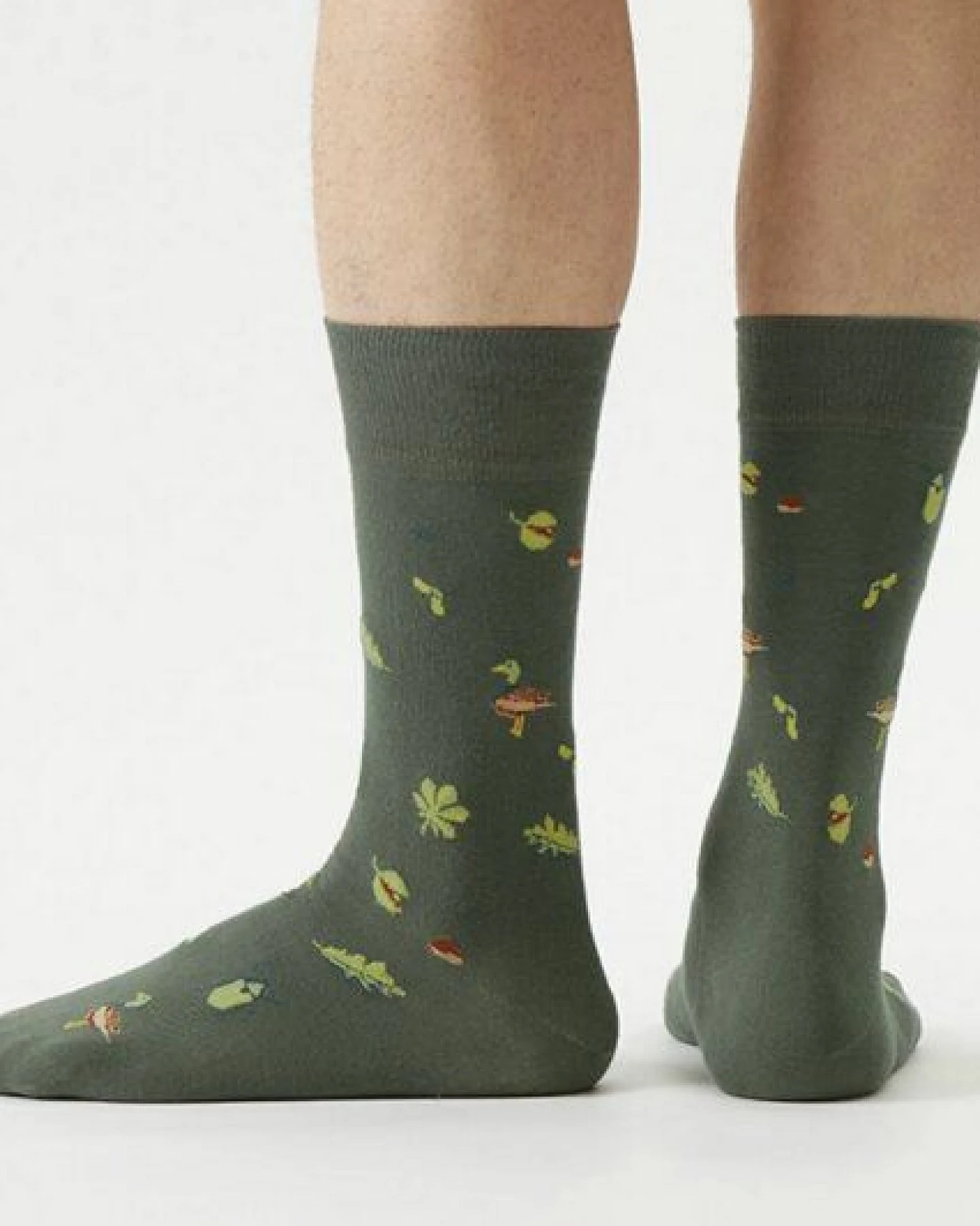 von Jungfeld Gemusterte Socken mit Herbst Icons – Ansicht 2
