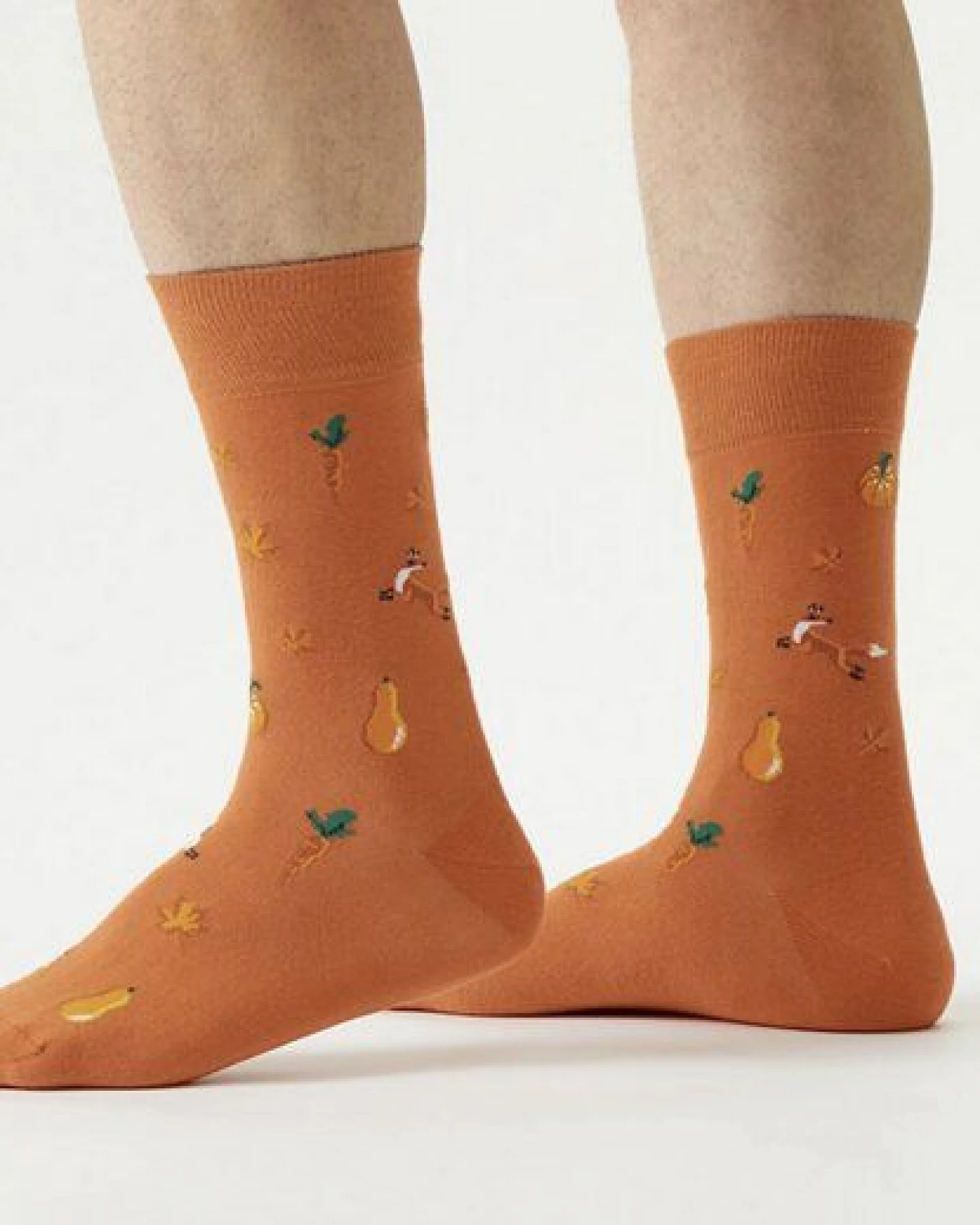 von Jungfeld Gemusterte Socken mit Herbst Icons – Ansicht 2