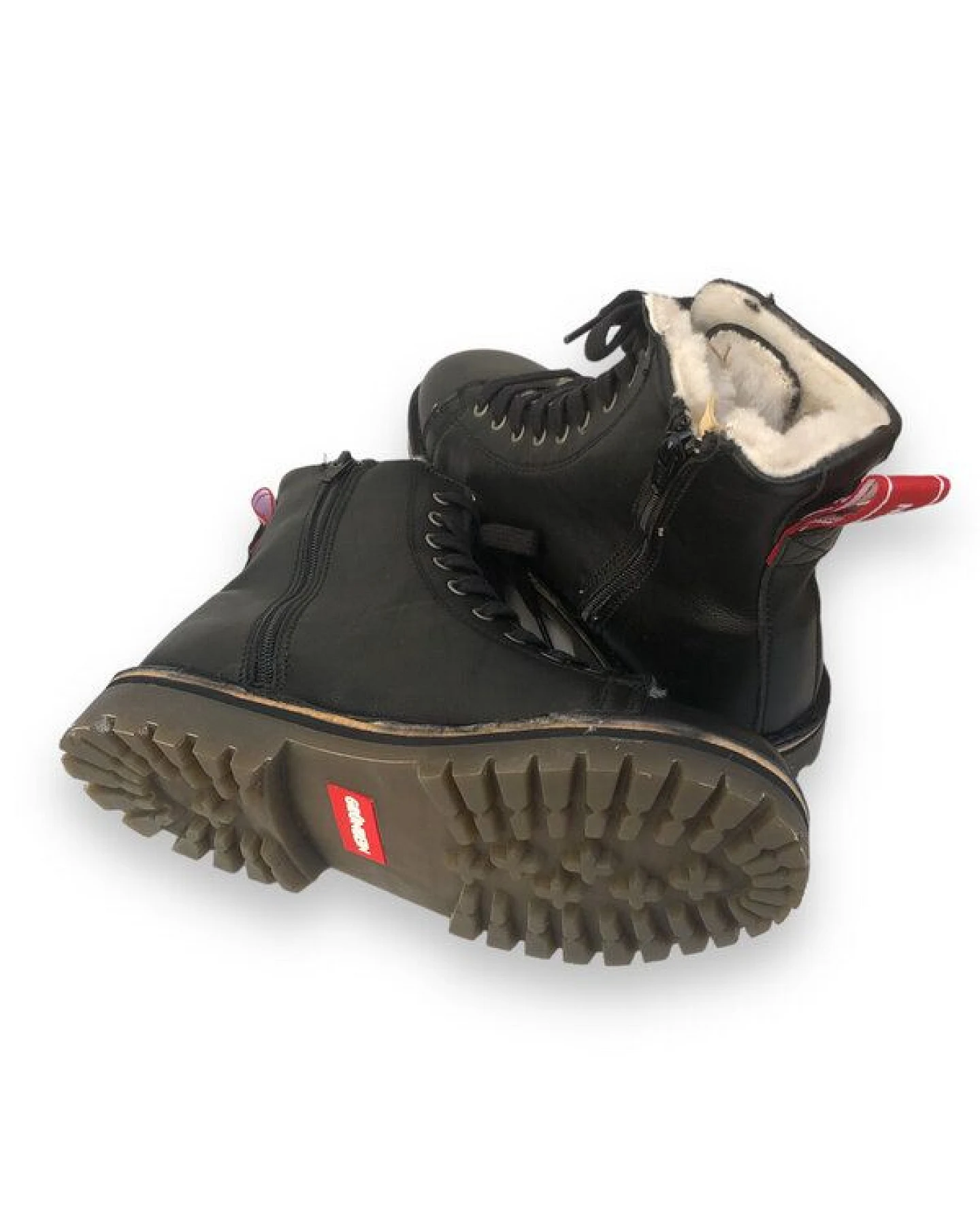 Grünbein Shoes Schnürboots mit Lammfell, Noa – Ansicht 3