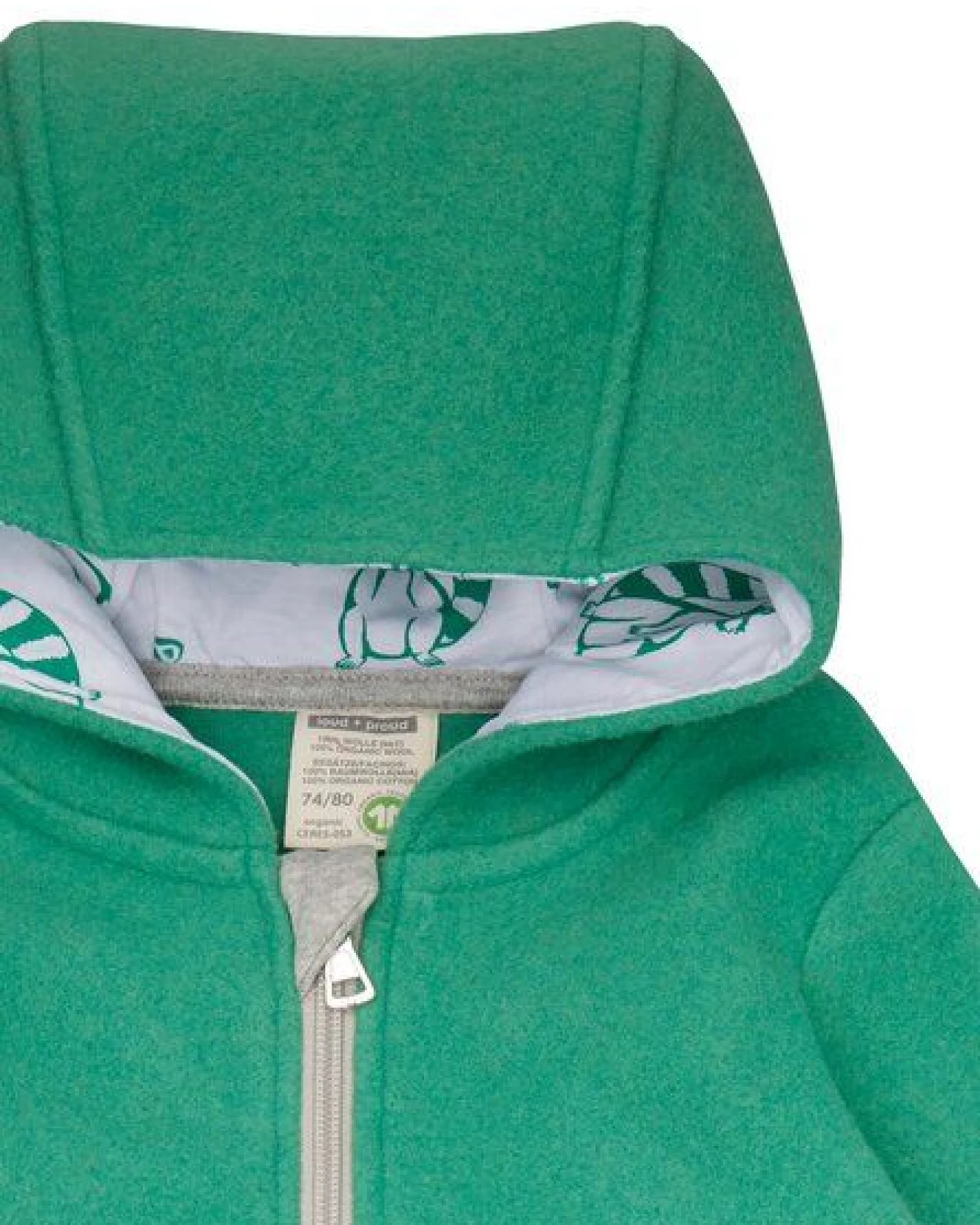 loud + proud Babys & Kinder Wollfleece-Overall, GOTS-zertifiziert – Ansicht 3