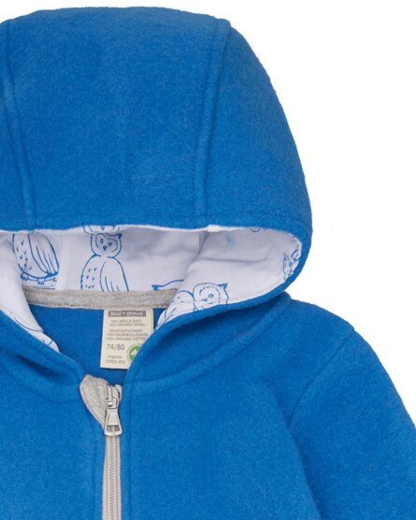loud + proud Babys & Kinder Wollfleece-Overall, GOTS-zertifiziert – Ansicht 3