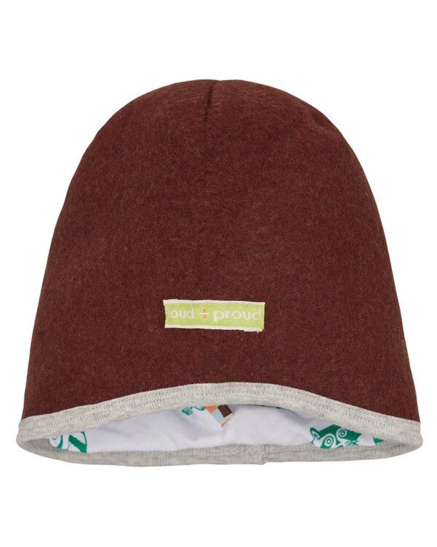 loud + proud Babys & Kinder Mütze Wollfleece, GOTS-zertifiziert – Ansicht 3