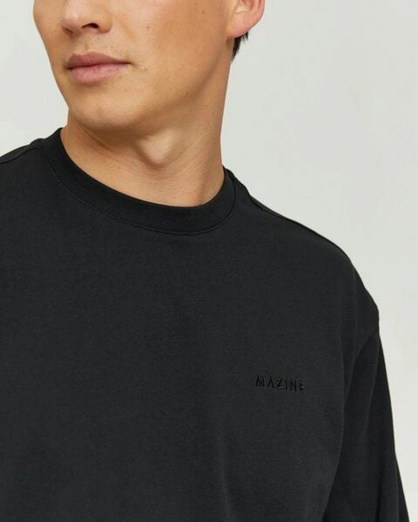 Mazine Langarmshirt Marek - aus Bio-Baumwolle – Ansicht 3
