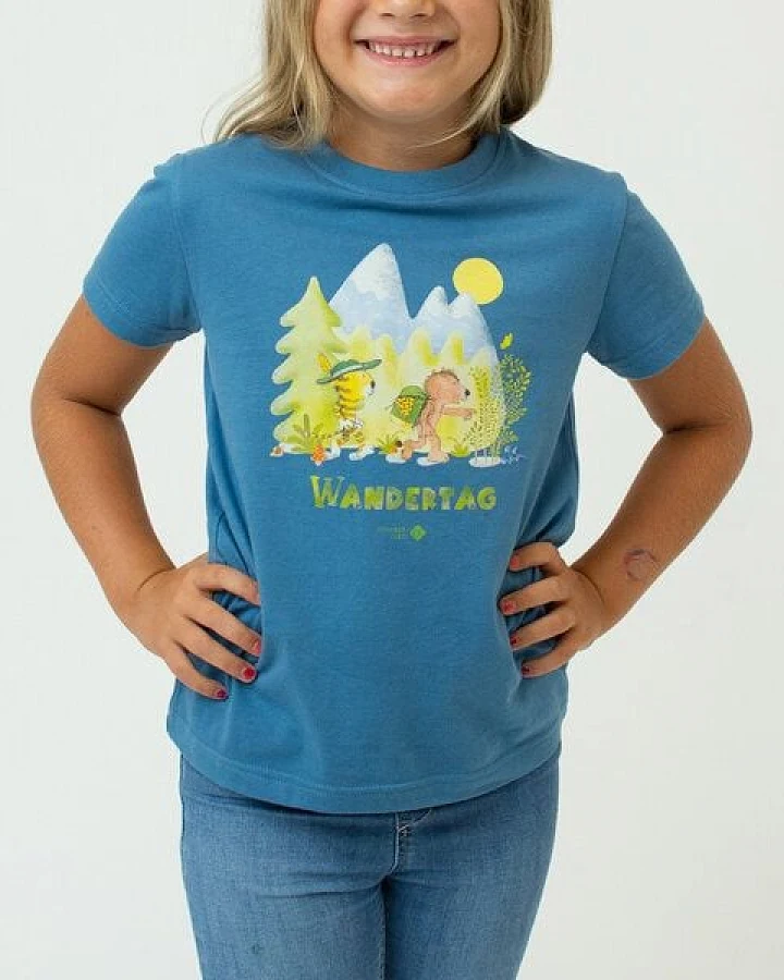 Bavarian Caps Kids T-Shirt Janosch Wandertag - Dunkelblau