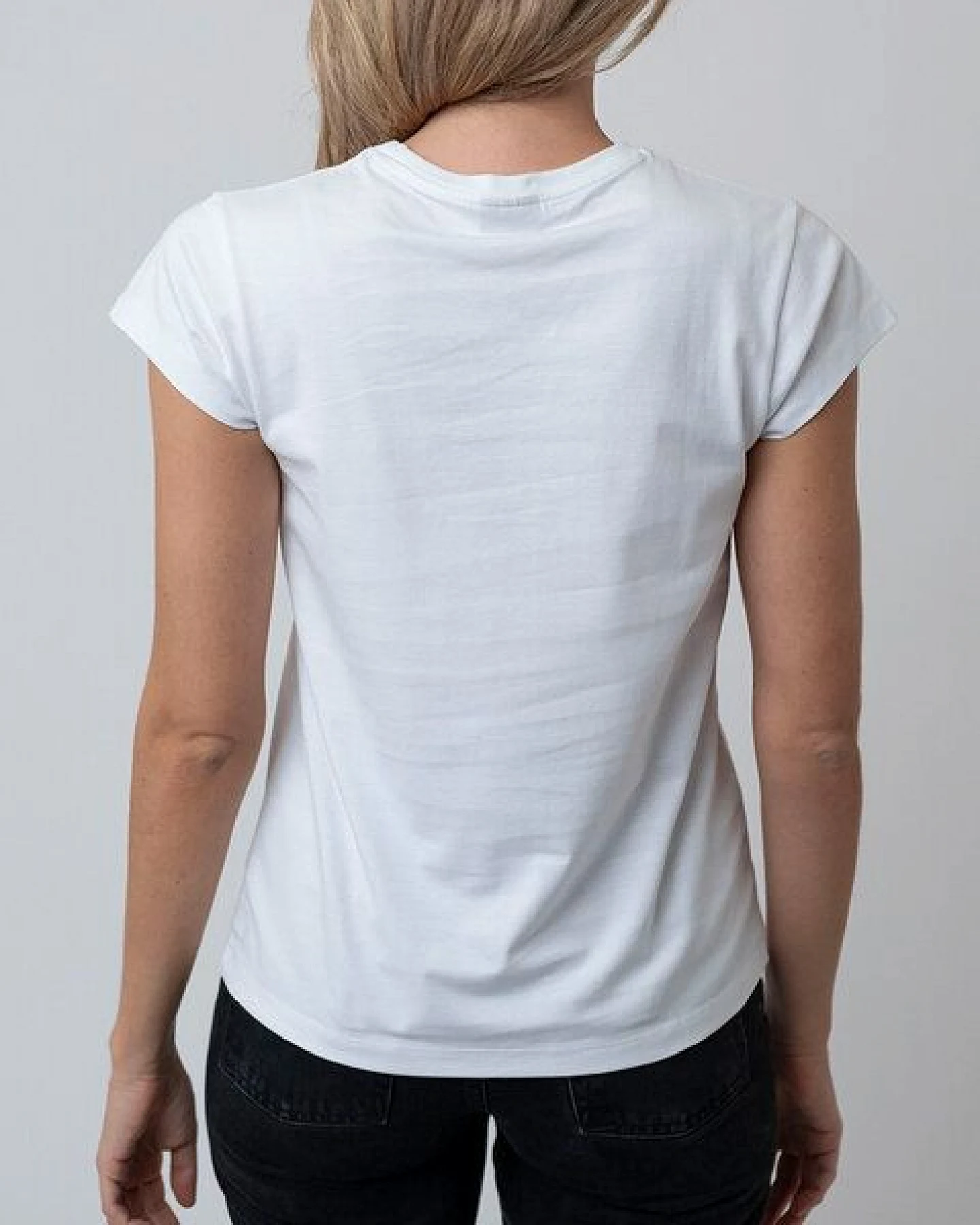 Bavarian Caps Damen T-Shirt Janosch Sauschön - Weiß – Ansicht 3