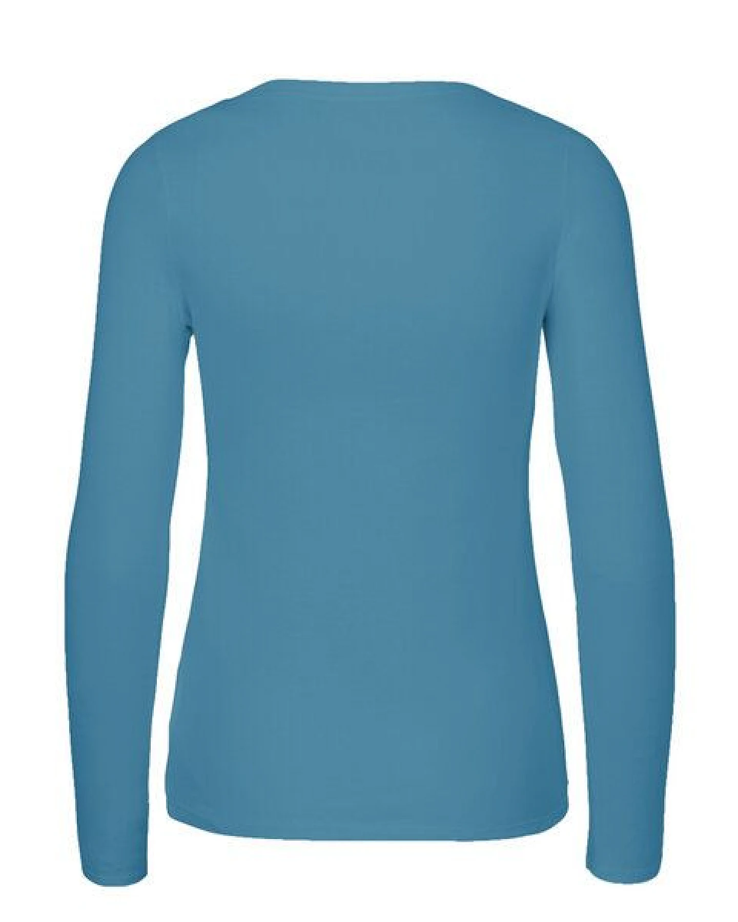 HANDGEDRUCKT "Sternstunde" Frauen Longsleeve aus reiner Biobaumwolle (kbA) – Ansicht 2