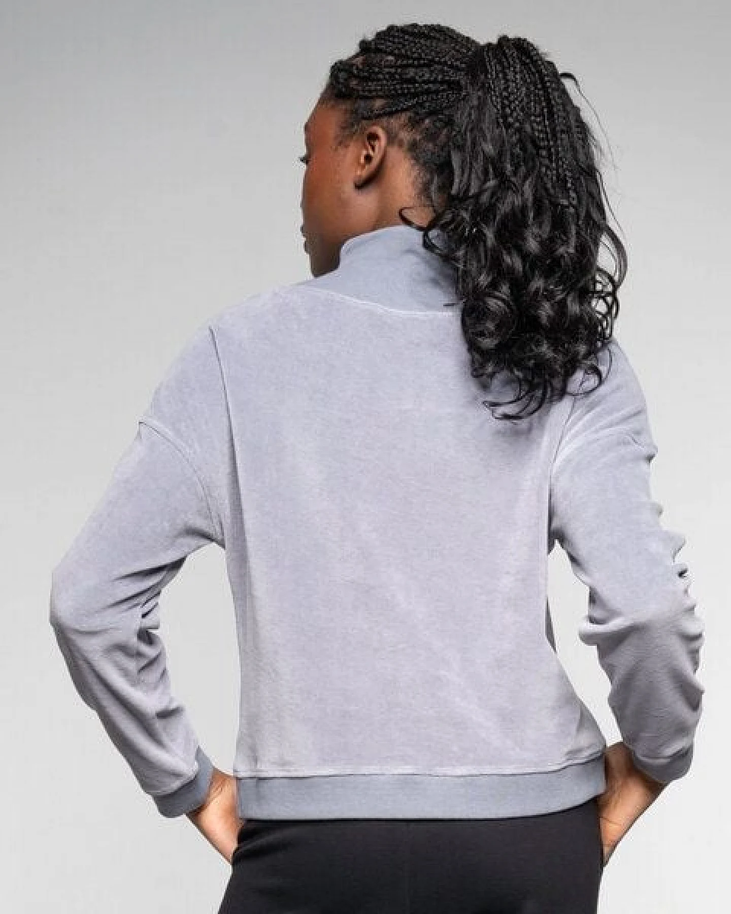 Alma & Lovis Sportiver Troyer aus softer Organic Cotton – Ansicht 4