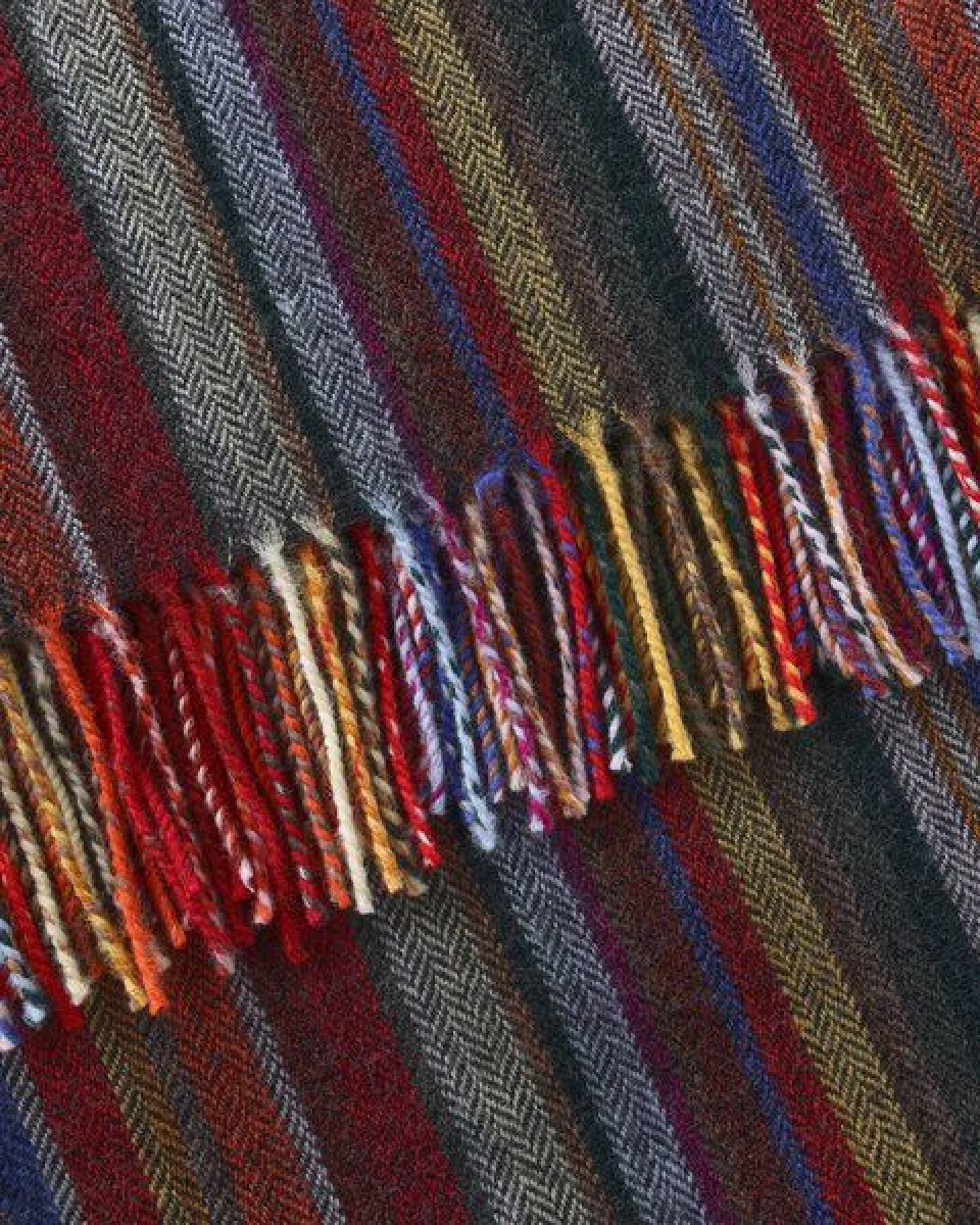Rotholz Woven Merino Wool Scarf – Ansicht 2