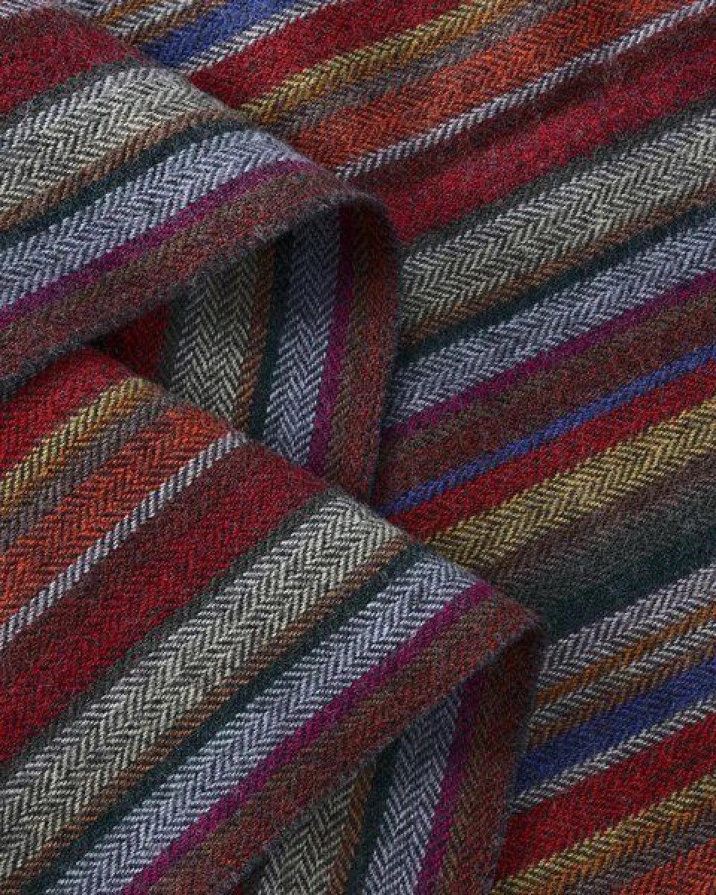 Rotholz Woven Merino Wool Scarf – Ansicht 3