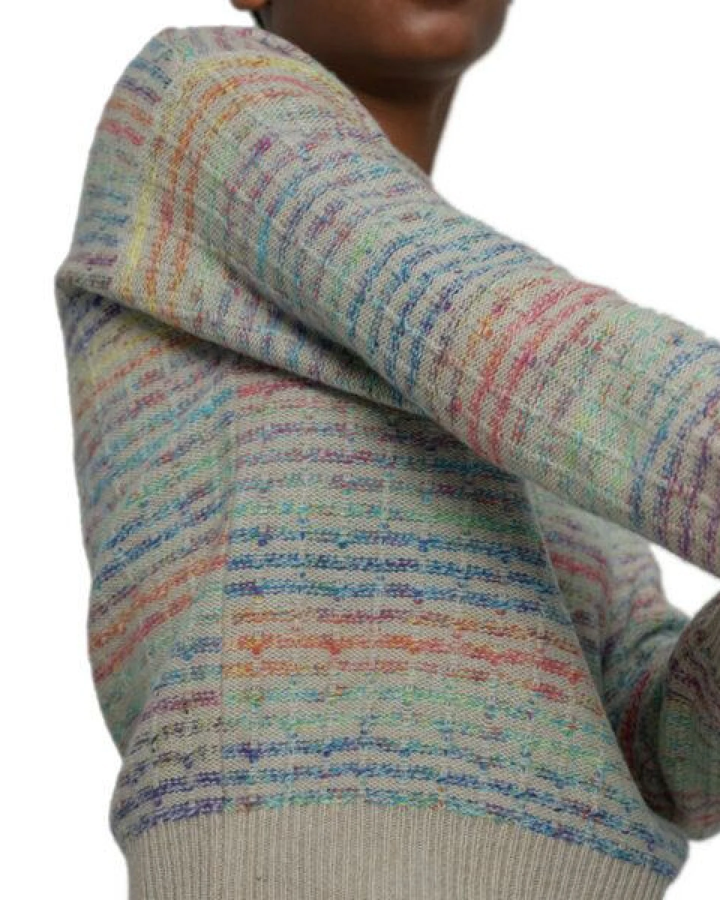 Rifò - Circular Fashion Made in Italy Pullover Morgana aus recycelter Wolle – Ansicht 2