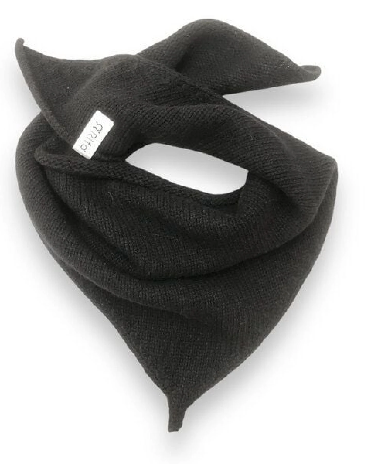 Rifò - Circular Fashion Made in Italy gestricktes Bandana/ Dreieckstuch Masha aus Recycelter Kaschmirwolle – Ansicht 2
