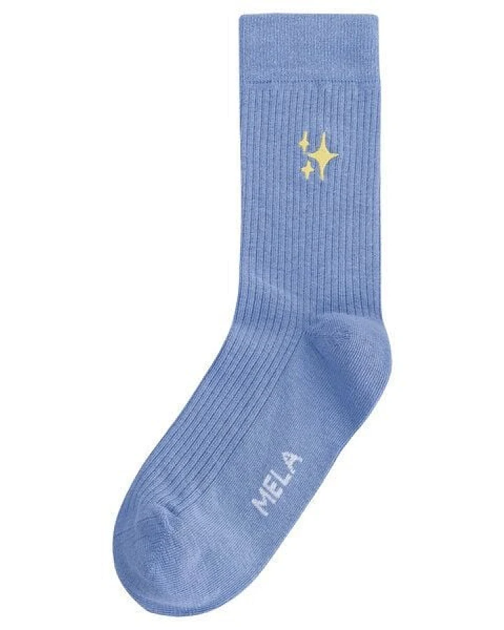 Gerippte Socken Stickerei 1er Pack