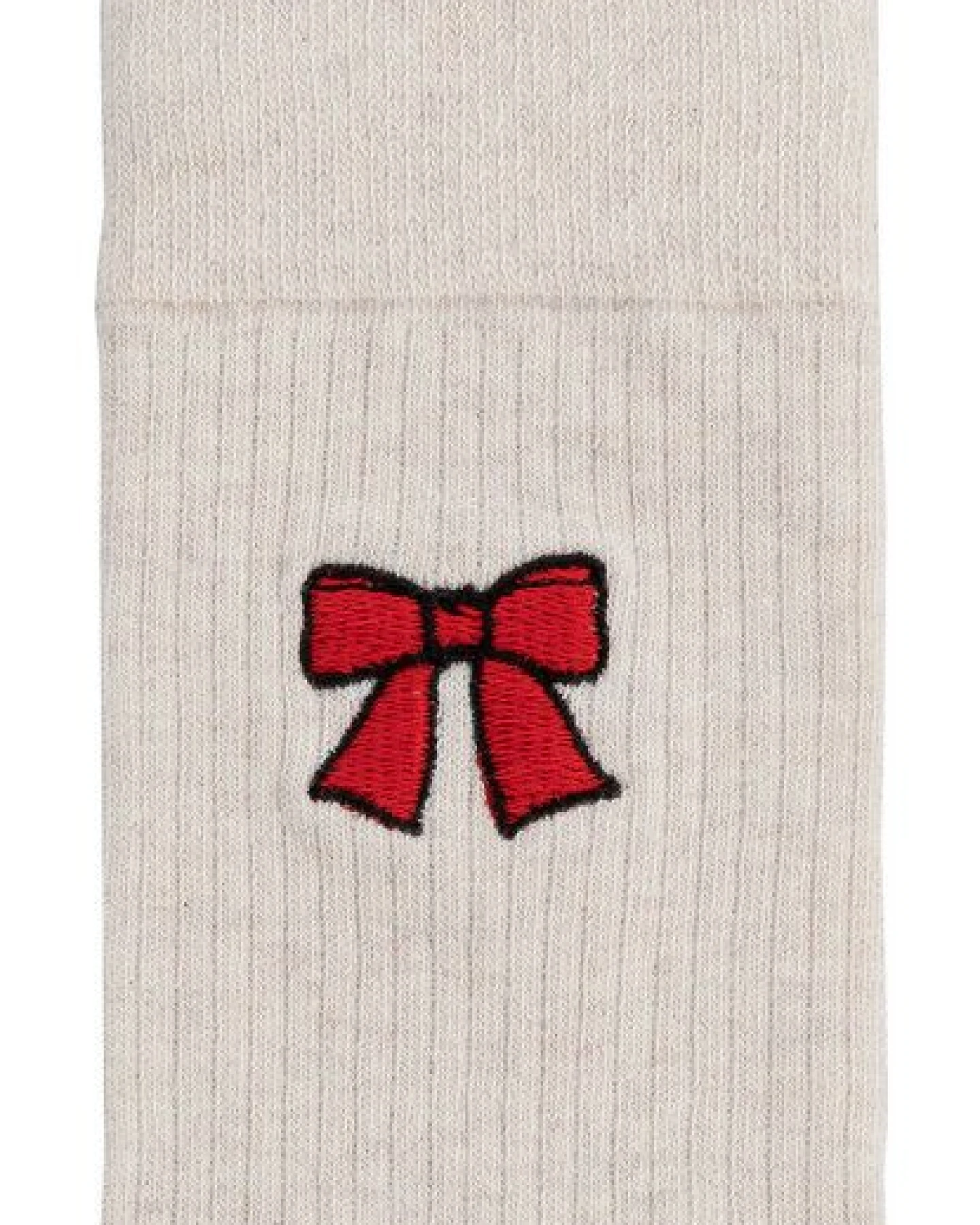 MELA Gerippte Socken Stickerei 1 Paar aus 100% Bio-Baumwolle – Ansicht 2