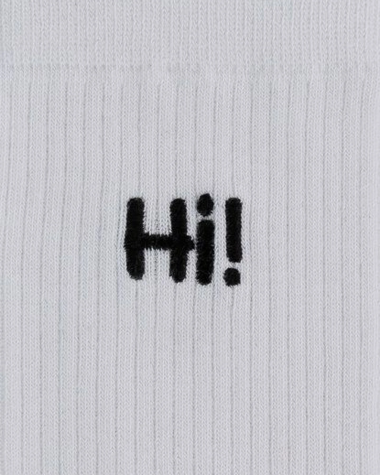 MELA Gerippte Socken Stickerei 1 Paar – Ansicht 3