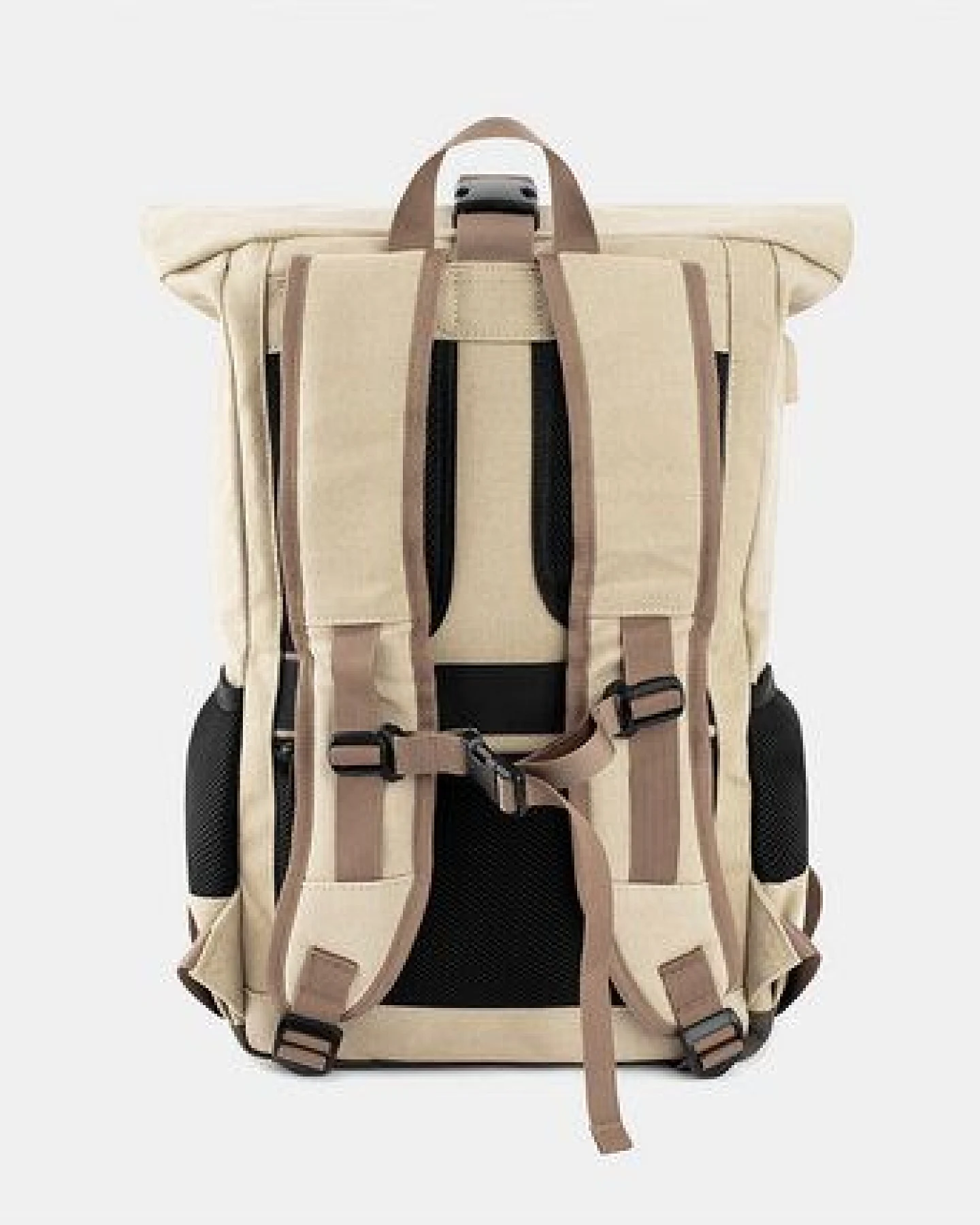 8000Kicks Alltagsrucksack aus Hanf – wetterfest und langlebig - Schwarz, Beige & Grün, Beige & Rot und Marineblau – Ansicht 4