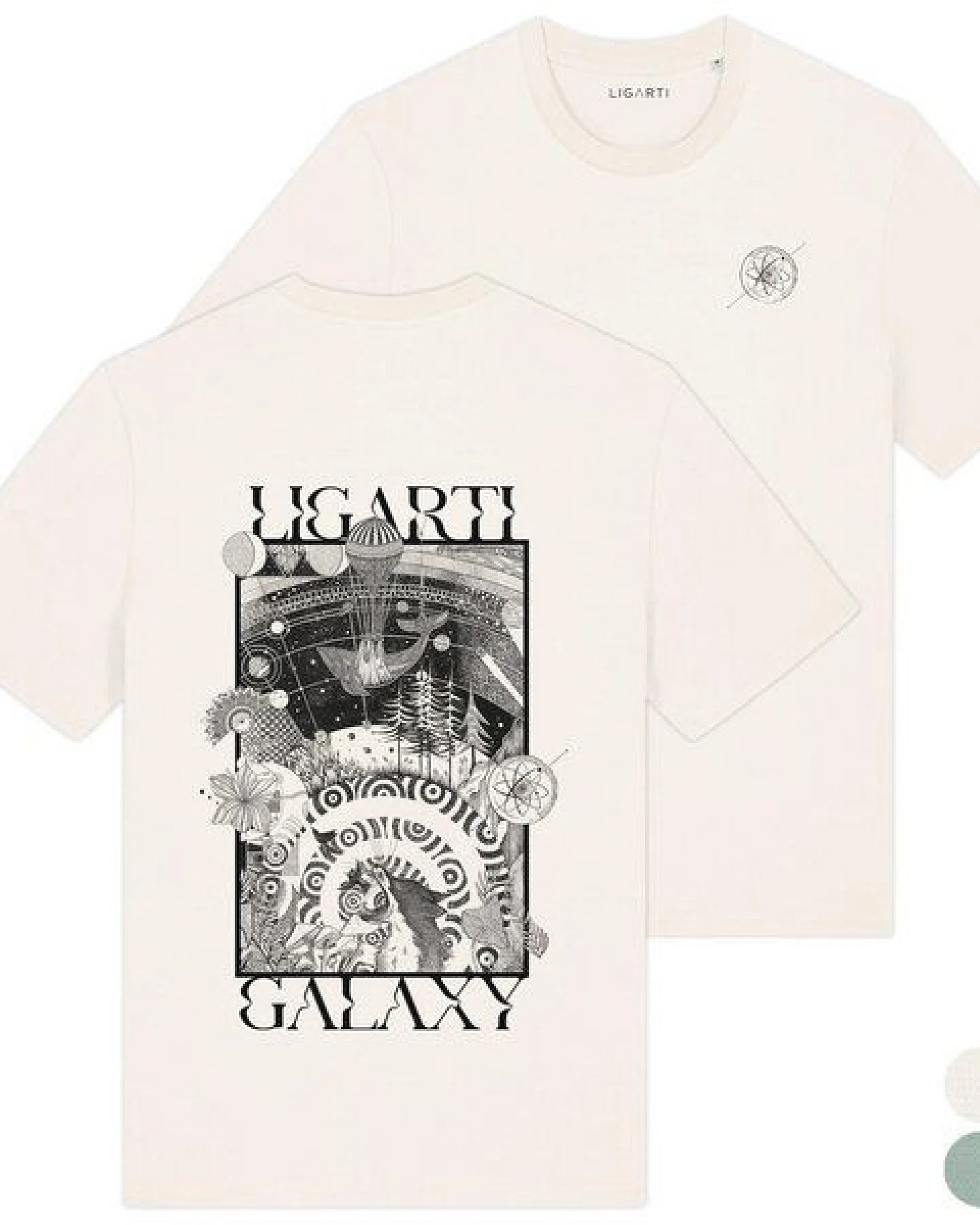 T-Shirt – Galaxy – LIGARTI Tiermanufaktur – Ansicht 2