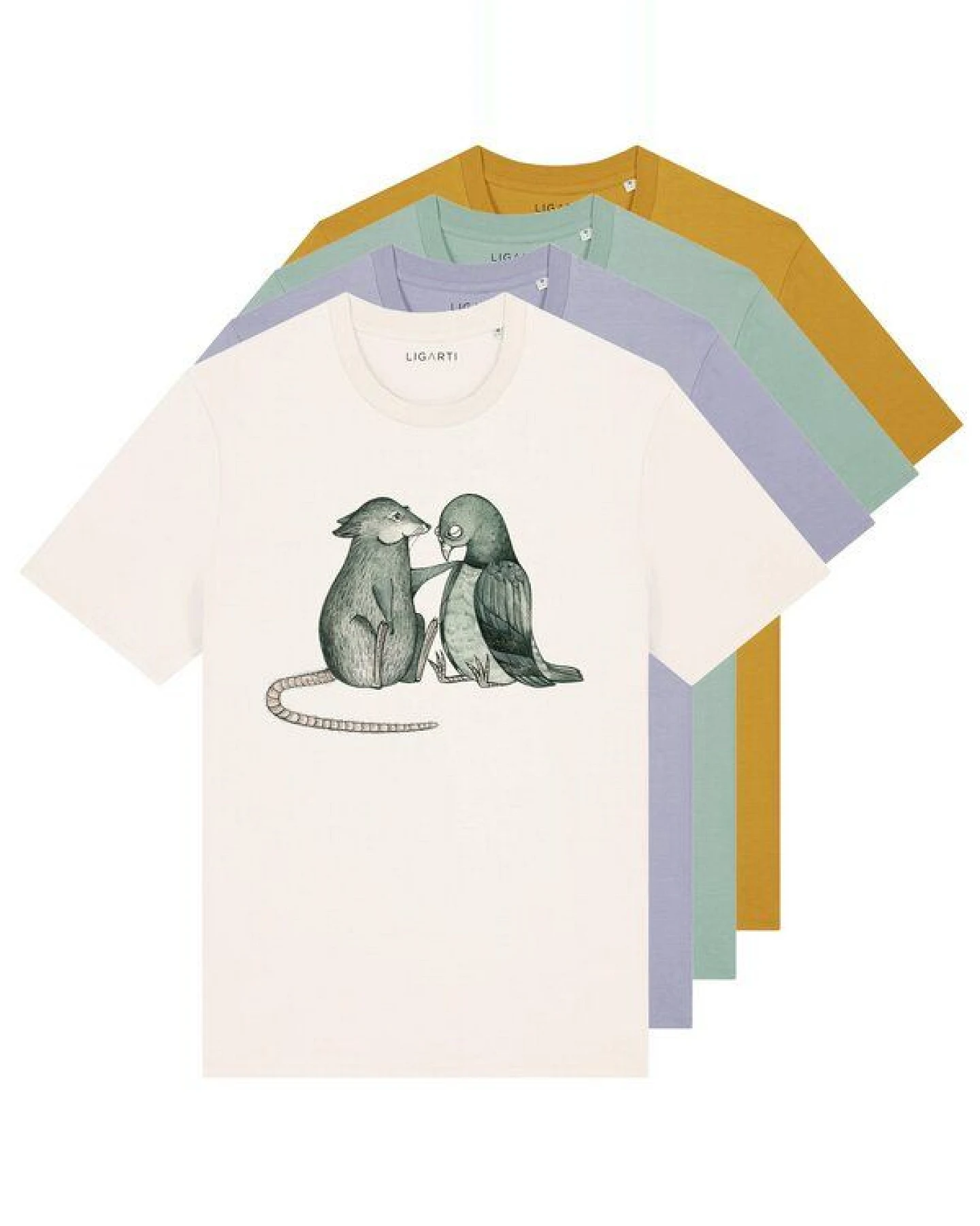 T-Shirt – You Are Perfect – LIGARTI Tiermanufaktur – Ansicht 2