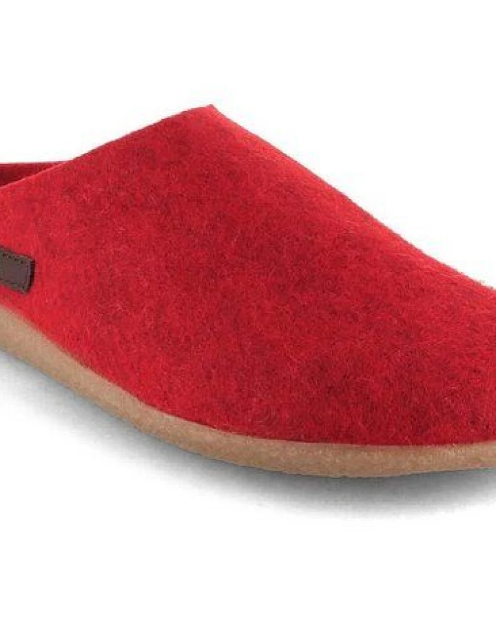 Tuffeln Hygge Filzpantoffeln nachhaltige Hausschuhe mit Wechselfußbett und rutschfester Gummisohle