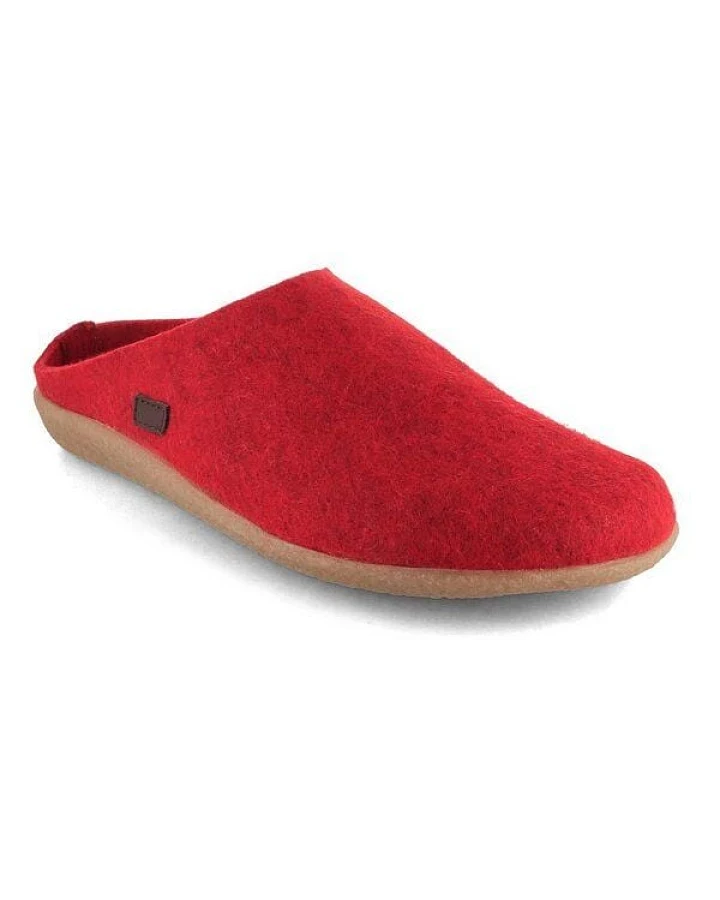 Tuffeln Hygge Filzpantoffeln nachhaltige Hausschuhe mit Wechselfußbett und rutschfester Gummisohle