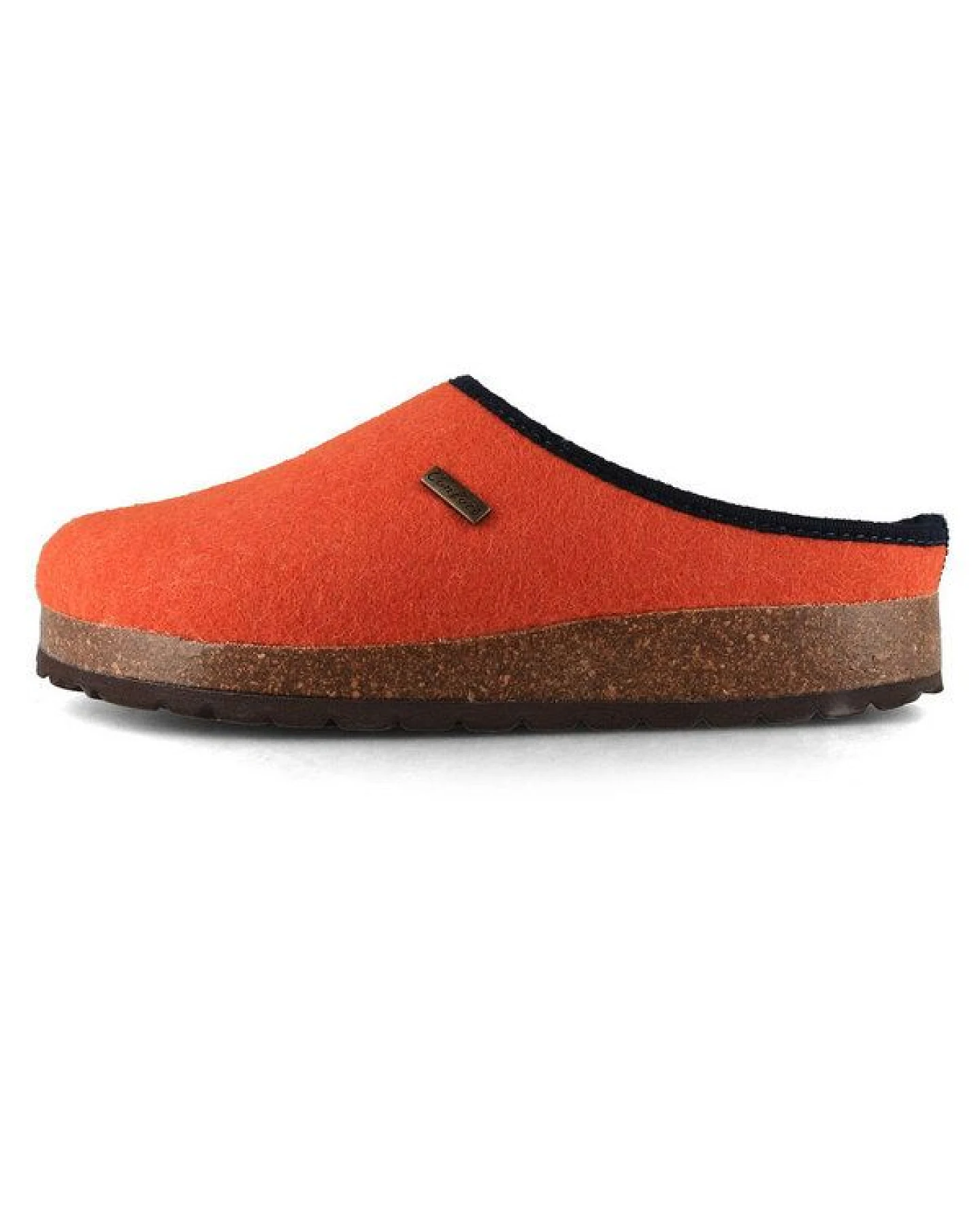 Tuffeln Vegane Hausschuhe im Tiroler Clogs Design - Unisex Filzpantoffeln mit Korkfußbett – Ansicht 4