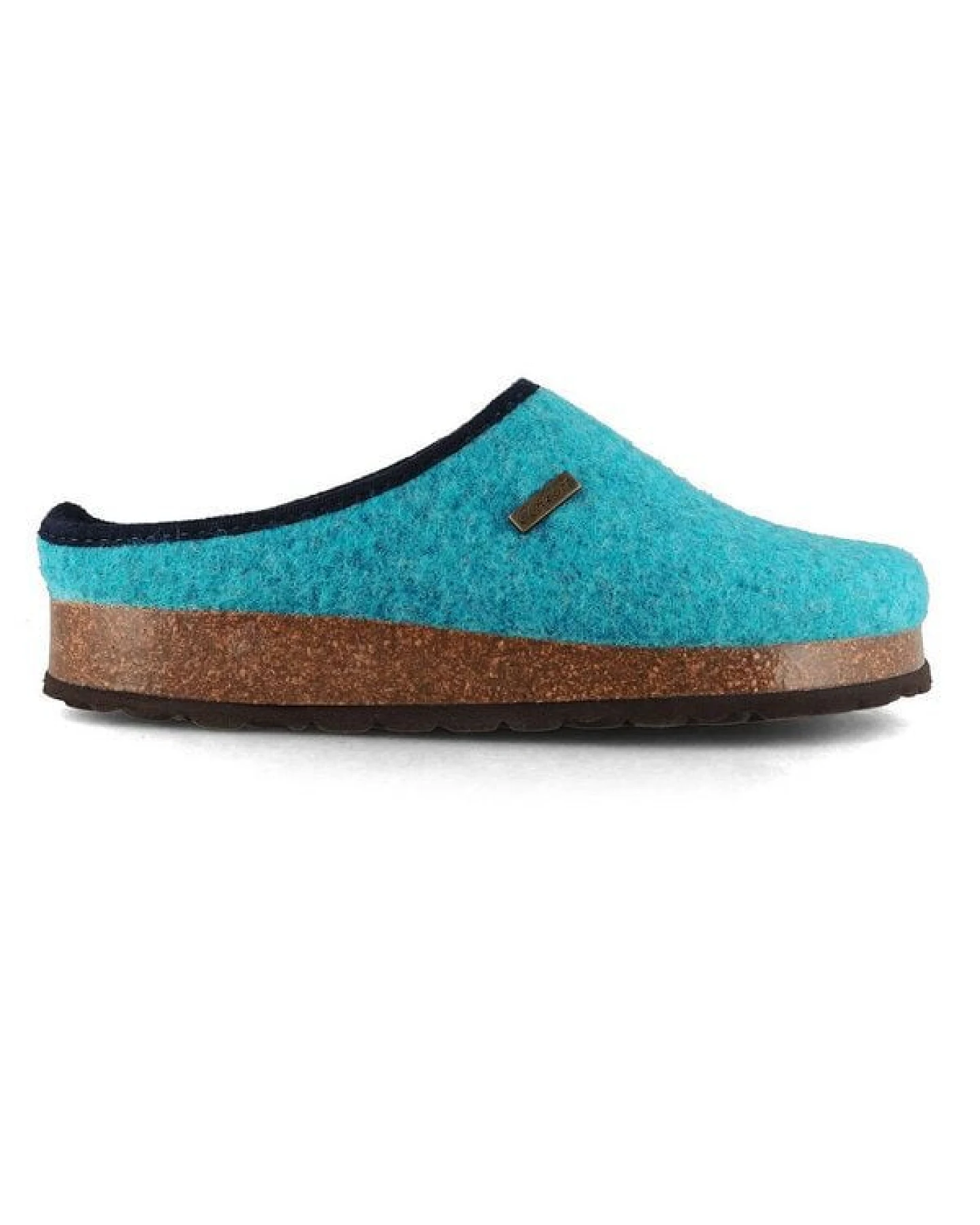 Tuffeln Vegane Hausschuhe im Tiroler Clogs Design - Unisex Filzpantoffeln mit Korkfußbett – Ansicht 3