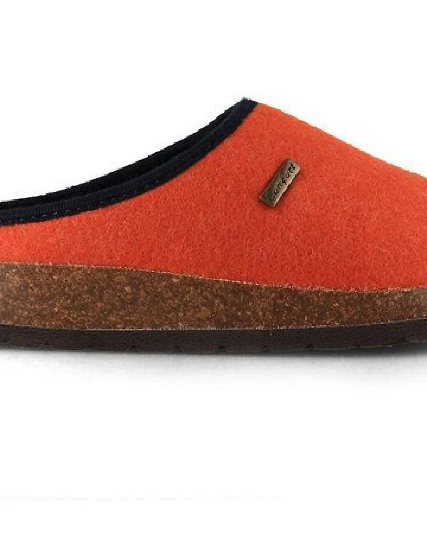 Tuffeln Vegane Hausschuhe im Tiroler Clogs Design - Unisex Filzpantoffeln mit Korkfußbett – Ansicht 3